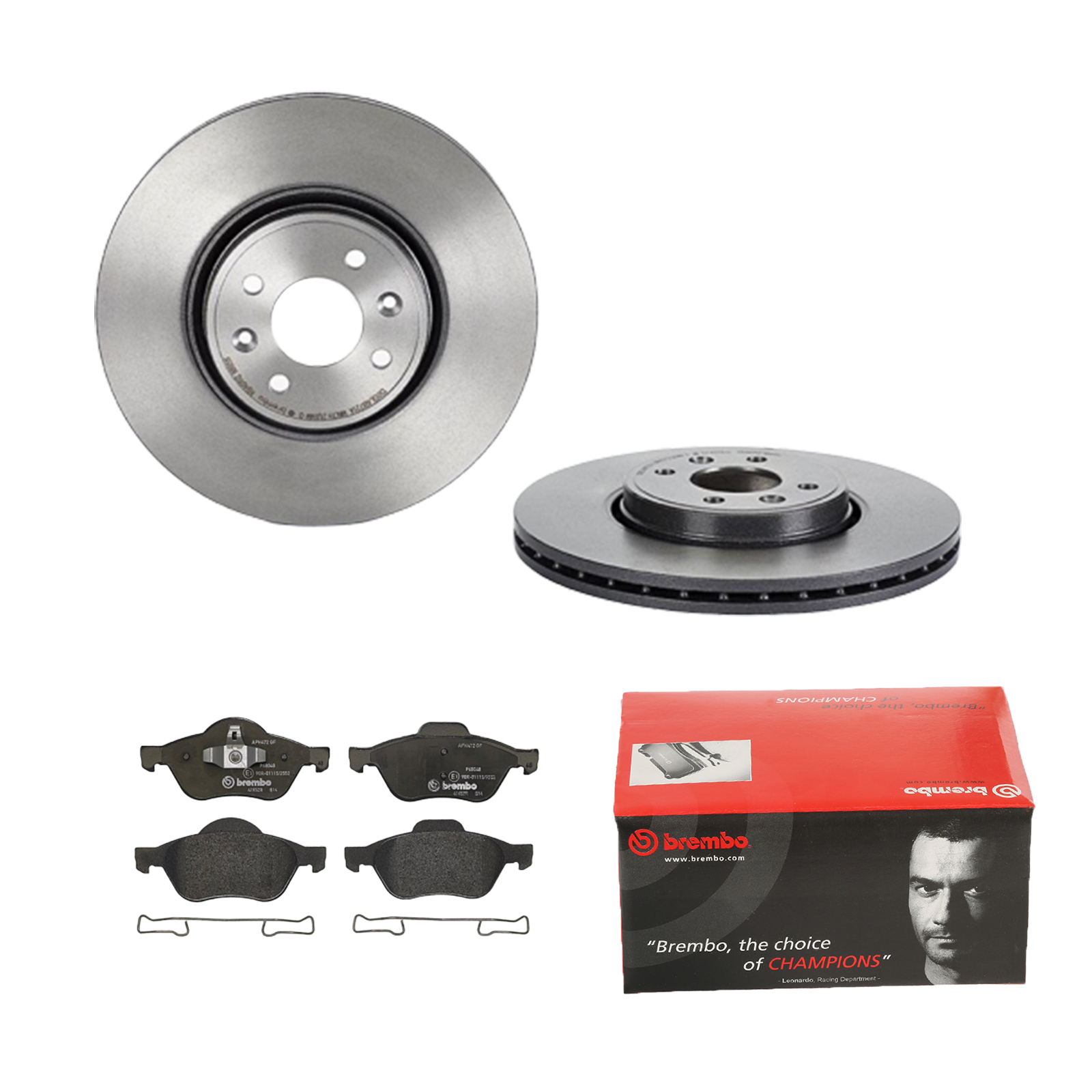 BREMBO Bremsensatz, Scheibenbremse ijdtidgl70 Vorderachse Innenbelüftet 300mm 24mm für DONGFENG RENAULT