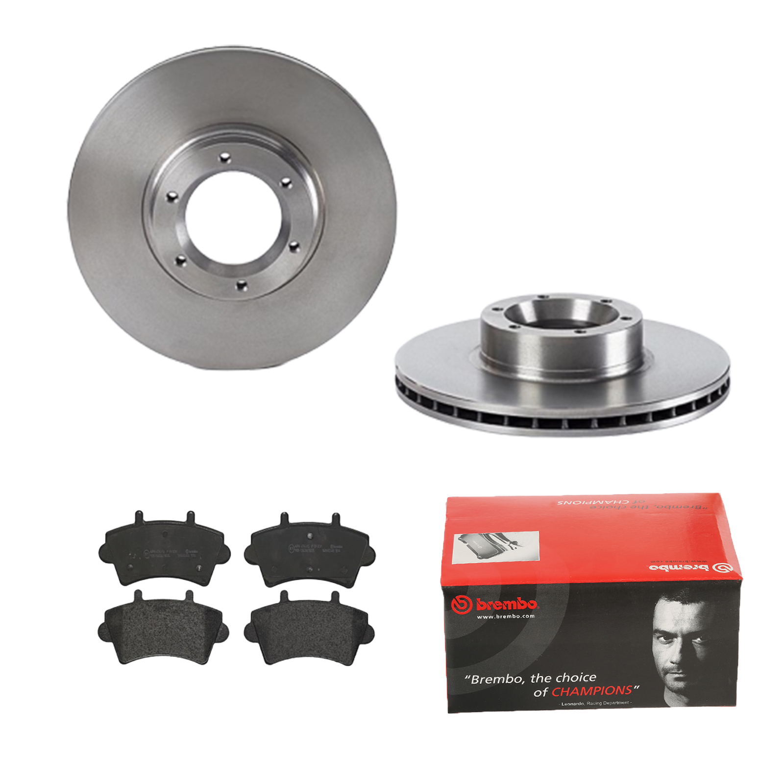 BREMBO Bremsensatz, Scheibenbremse ijdtidgmd2 Vorderachse Innenbelüftet 280mm 24mm für OPEL VAUXHALL RENAULT NISSAN
