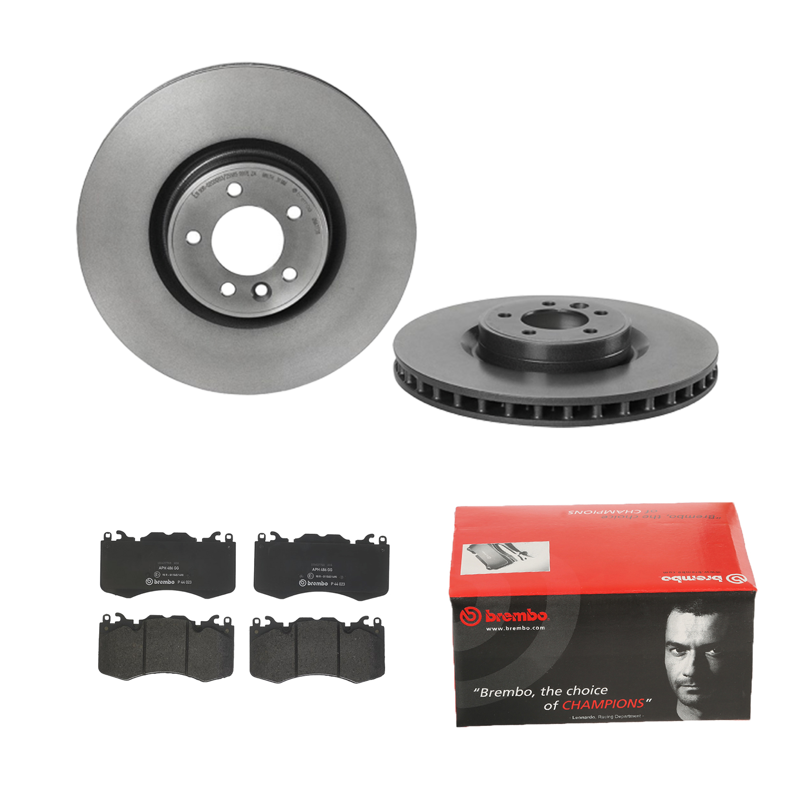BREMBO Bremsensatz, Scheibenbremse ijdtidgod4 Vorderachse Innenbelüftet 380mm 34mm für LAND ROVER