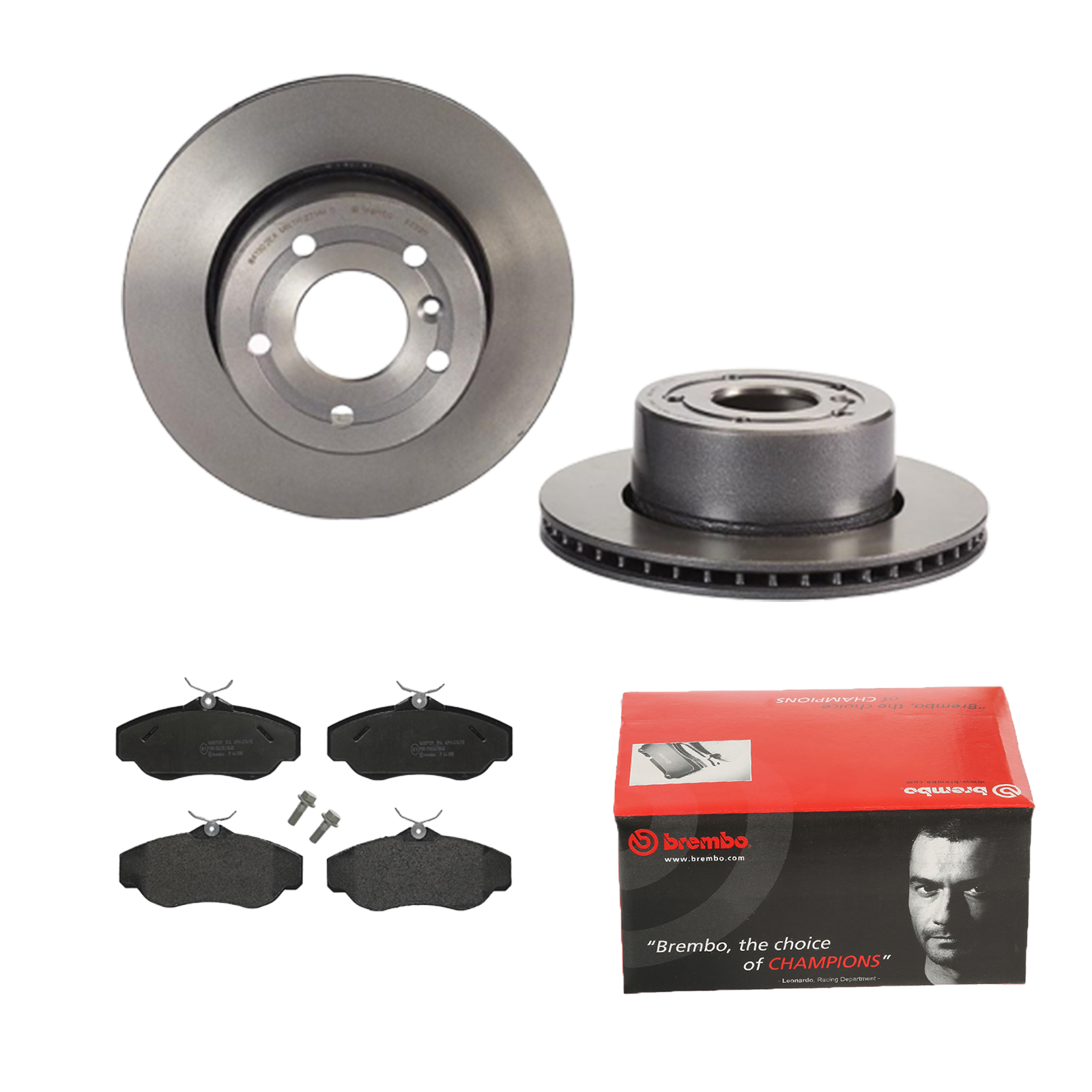 BREMBO Bremsensatz, Scheibenbremse ijdtidgop6 Vorderachse Innenbelüftet 297mm 25mm für LAND ROVER ROVER