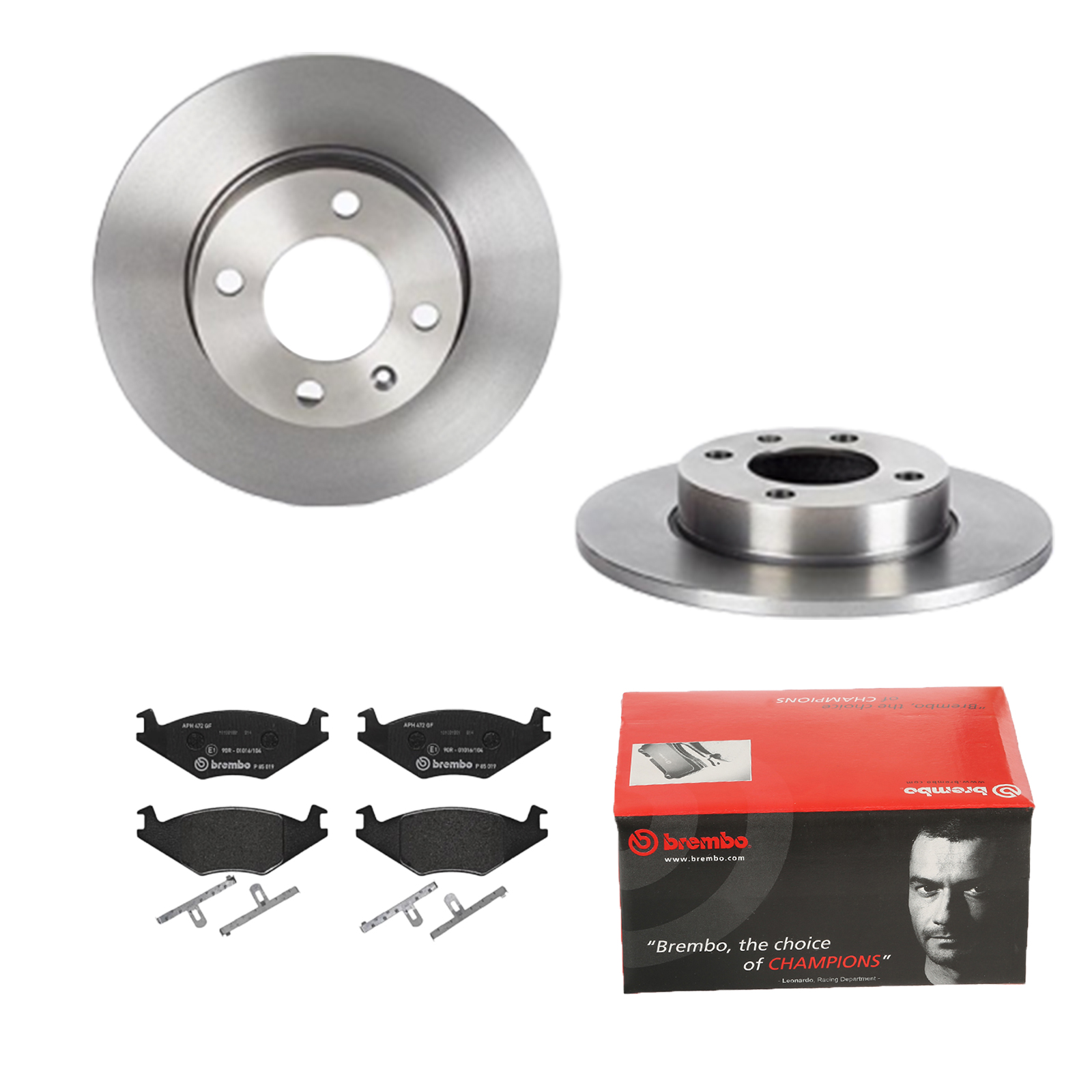 BREMBO Bremsensatz, Scheibenbremse ijdtidgr76 Vorderachse Voll 239mm 10mm für SEAT VW AUDI SKODA