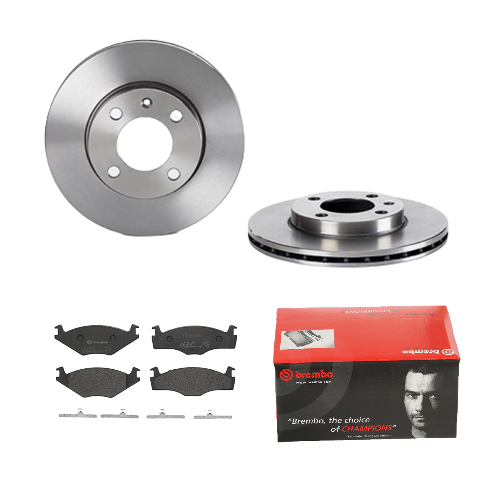 BREMBO Bremsensatz, Scheibenbremse ijdtidgrv0 Vorderachse Innenbelüftet 239mm 20mm für AUDI VW (SVW) SKODA SEAT VW