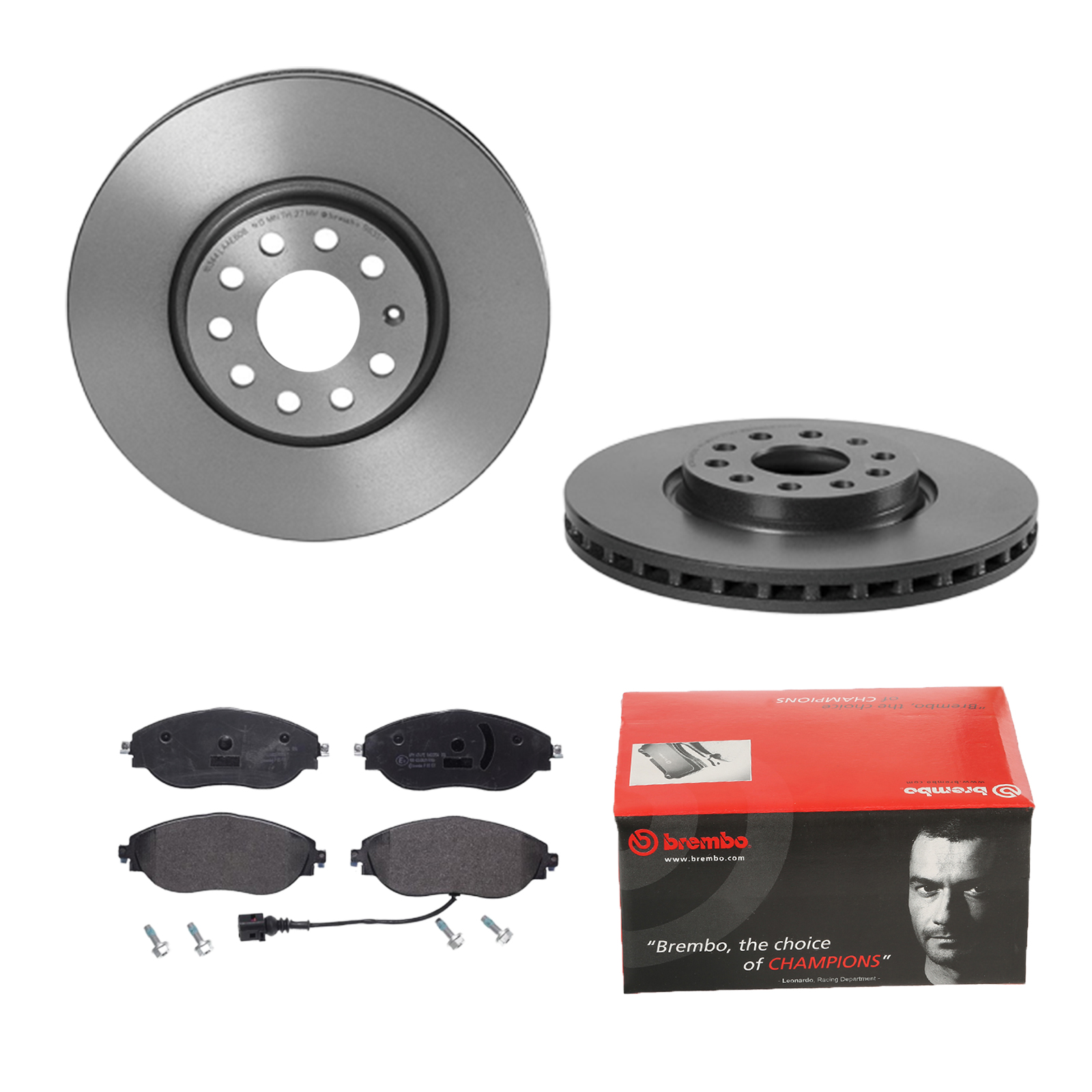 BREMBO Bremsensatz, Scheibenbremse ijdtidgvd6 Vorderachse Innenbelüftet 314mm 30mm für VW SKODA SEAT AUDI VW (SVW) SKODA (SVW) AUDI (FAW)