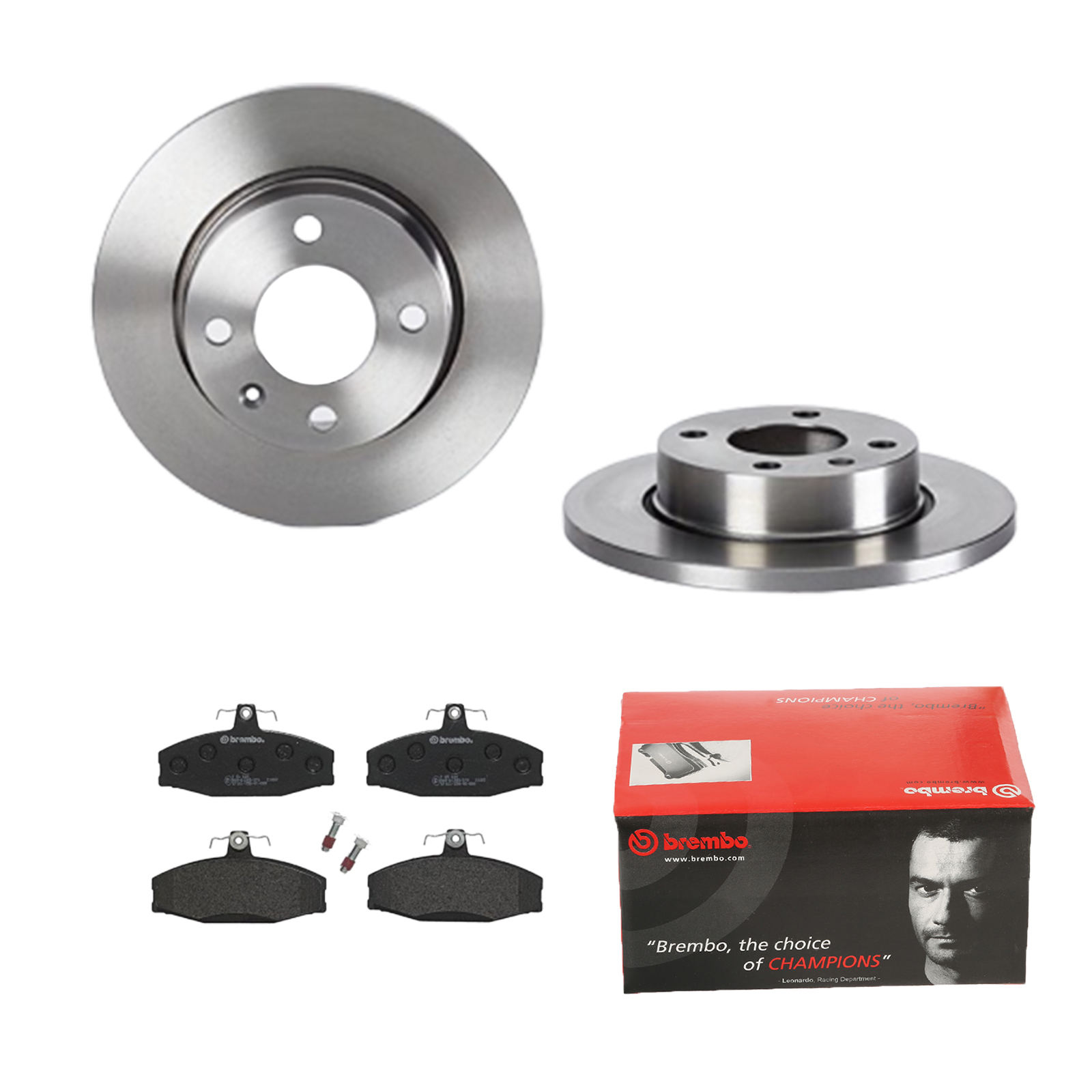 BREMBO ijdtidgw76 Vorderachse Voll 236mm 12mm für SKODA SEAT AUDI VW