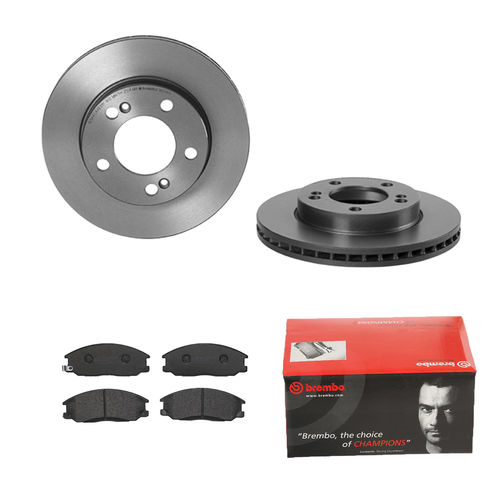 BREMBO Bremsensatz, Scheibenbremse ijdtidgx16 Vorderachse Innenbelüftet 294mm 28mm für SSANGYONG KIA HYUNDAI JAC