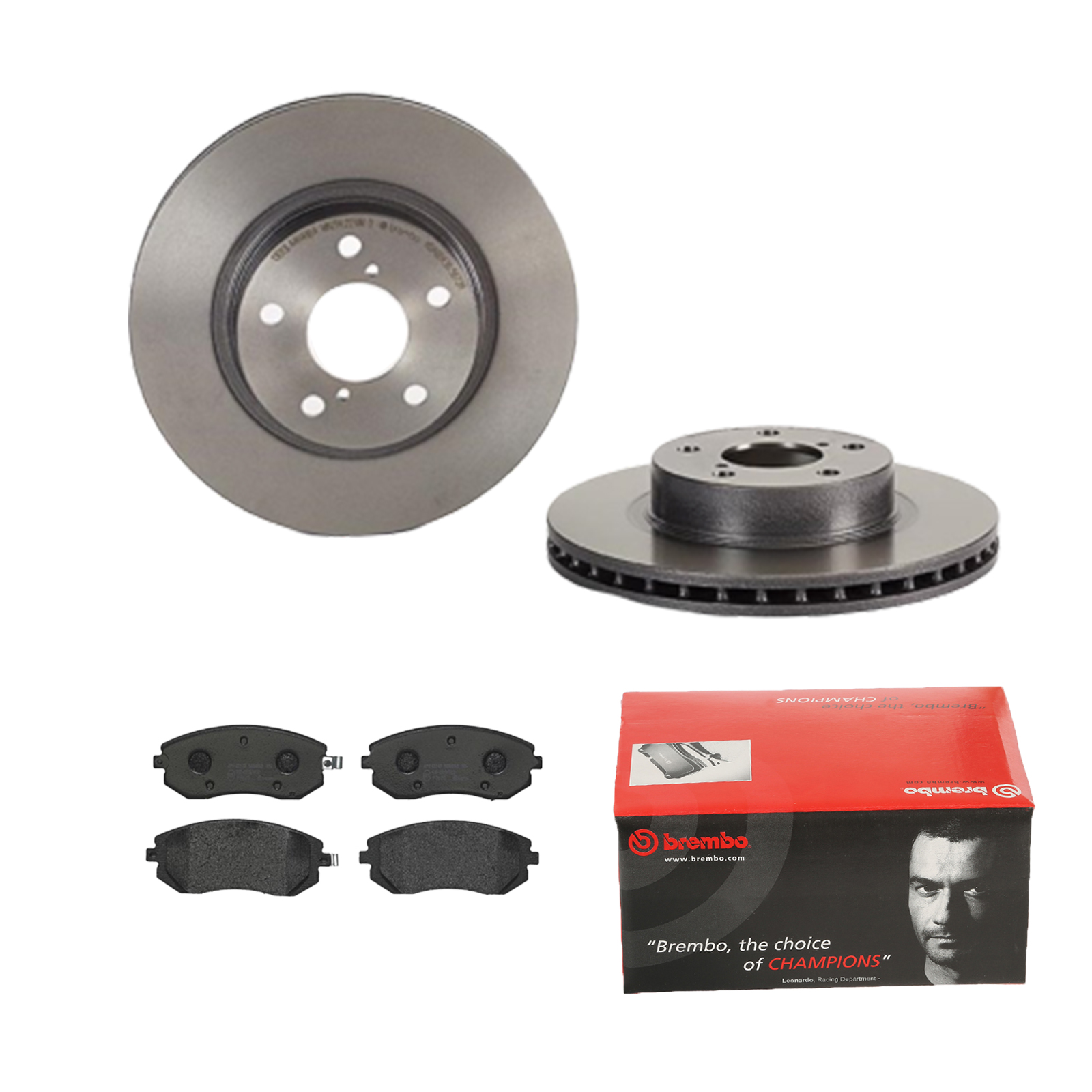 BREMBO Bremsensatz, Scheibenbremse ijdtidgyp6 Vorderachse Innenbelüftet 260mm 24mm für SAAB SUBARU