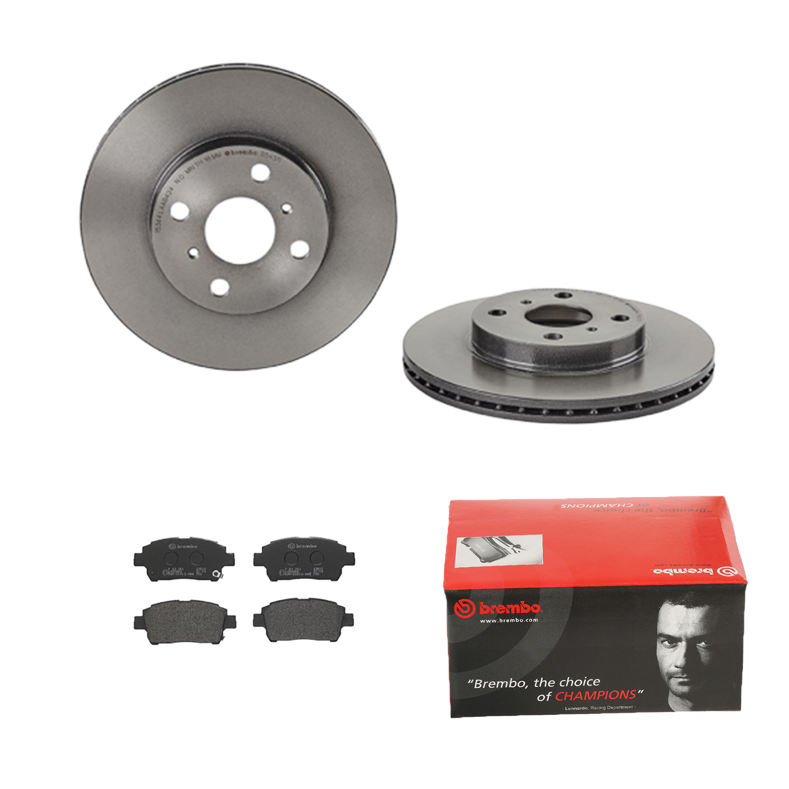 BREMBO Bremsensatz, Scheibenbremse ijdtidh014 Vorderachse Innenbelüftet 255mm 20mm für TOYOTA BYD DONGFENG TOYOTA (FAW)