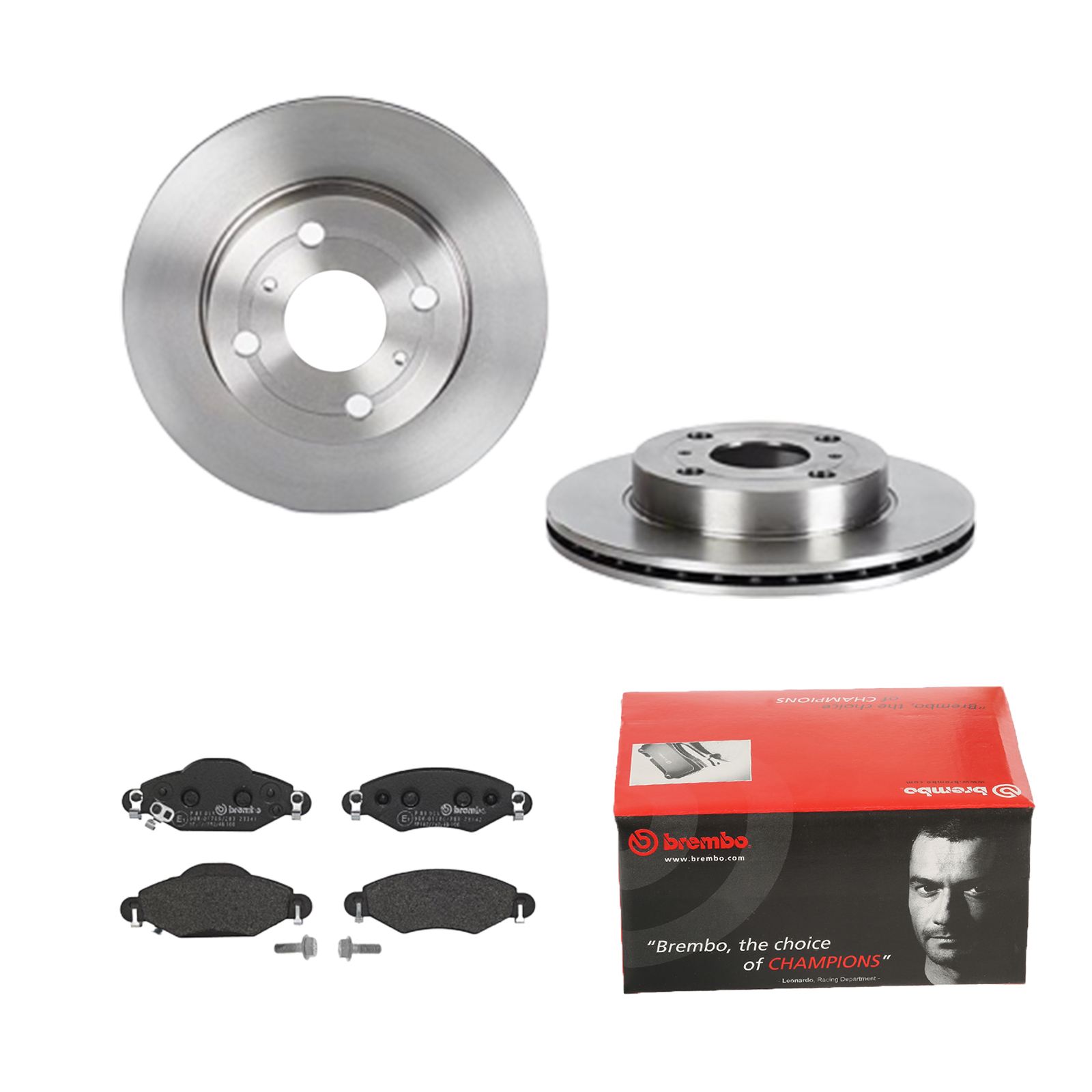 BREMBO Bremsensatz, Scheibenbremse ijdtidh0p8 Vorderachse Innenbelüftet 235mm 18mm für TOYOTA