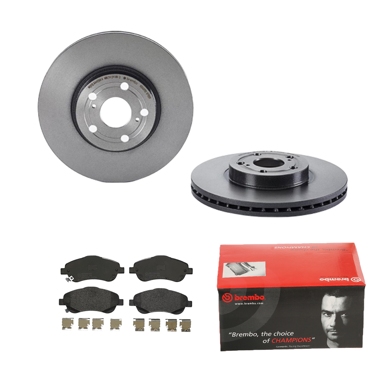 BREMBO Bremsensatz, Scheibenbremse ijdtidh1d2 Vorderachse Innenbelüftet 277mm 26mm für TOYOTA