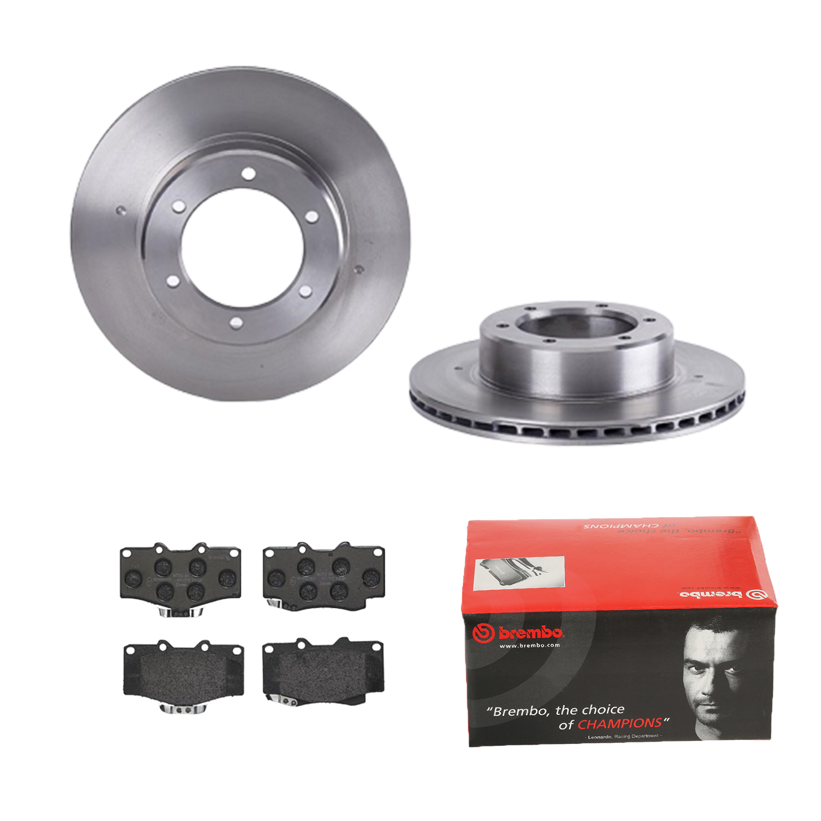 BREMBO Bremsensatz, Scheibenbremse ijdtidh2j4 Vorderachse Innenbelüftet 289mm 20mm für GREAT WALL TOYOTA AUDI SKODA NISSAN VW