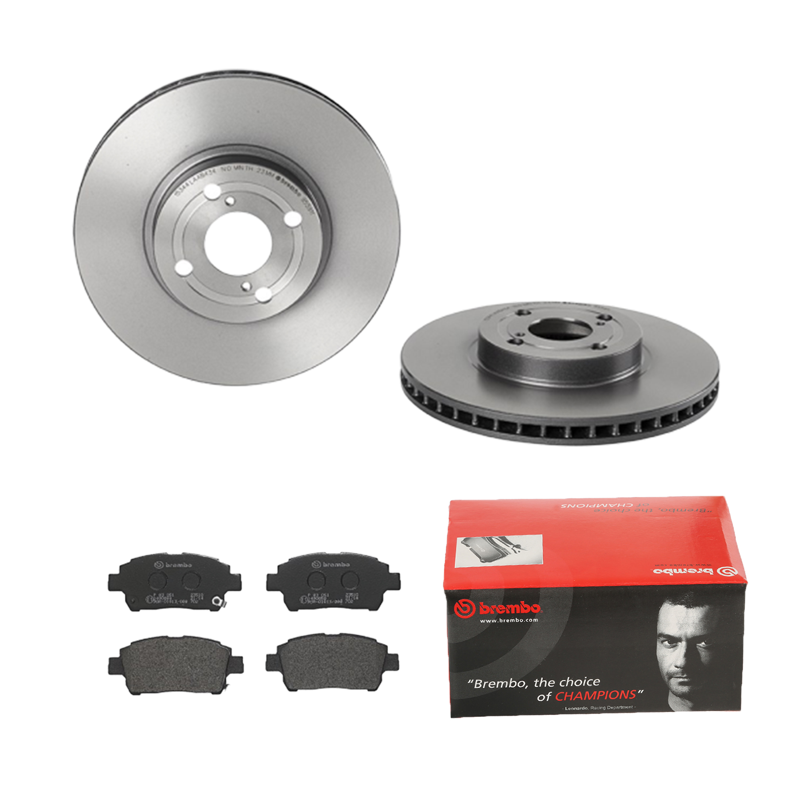 BREMBO Bremsensatz, Scheibenbremse ijdtidh312 Vorderachse Innenbelüftet 275mm 25mm für TOYOTA BYD DONGFENG