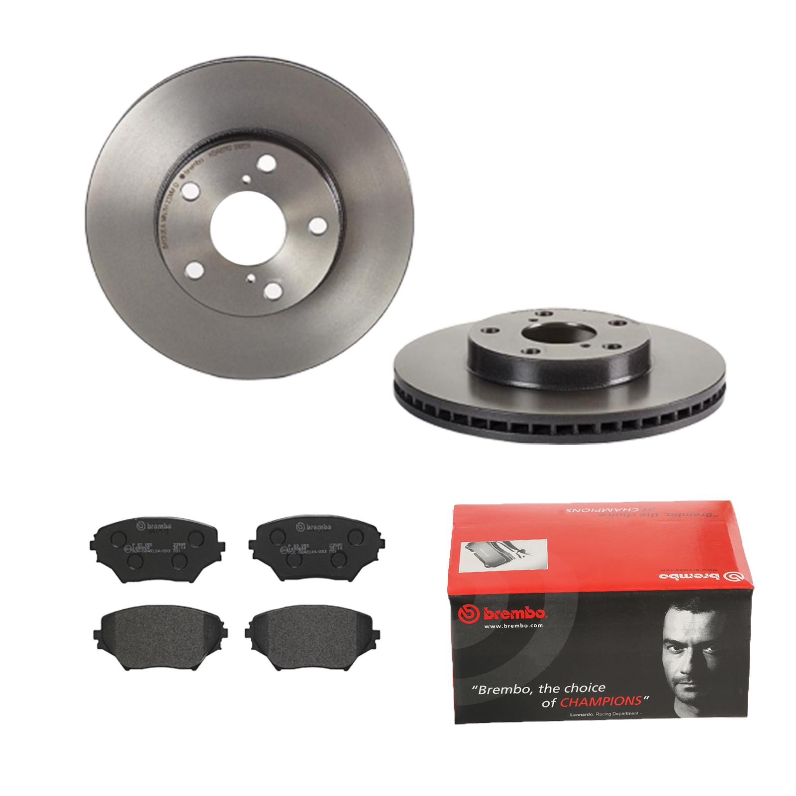 BREMBO Bremsensatz, Scheibenbremse ijdtidh418 Vorderachse Innenbelüftet 275mm 25mm für TOYOTA