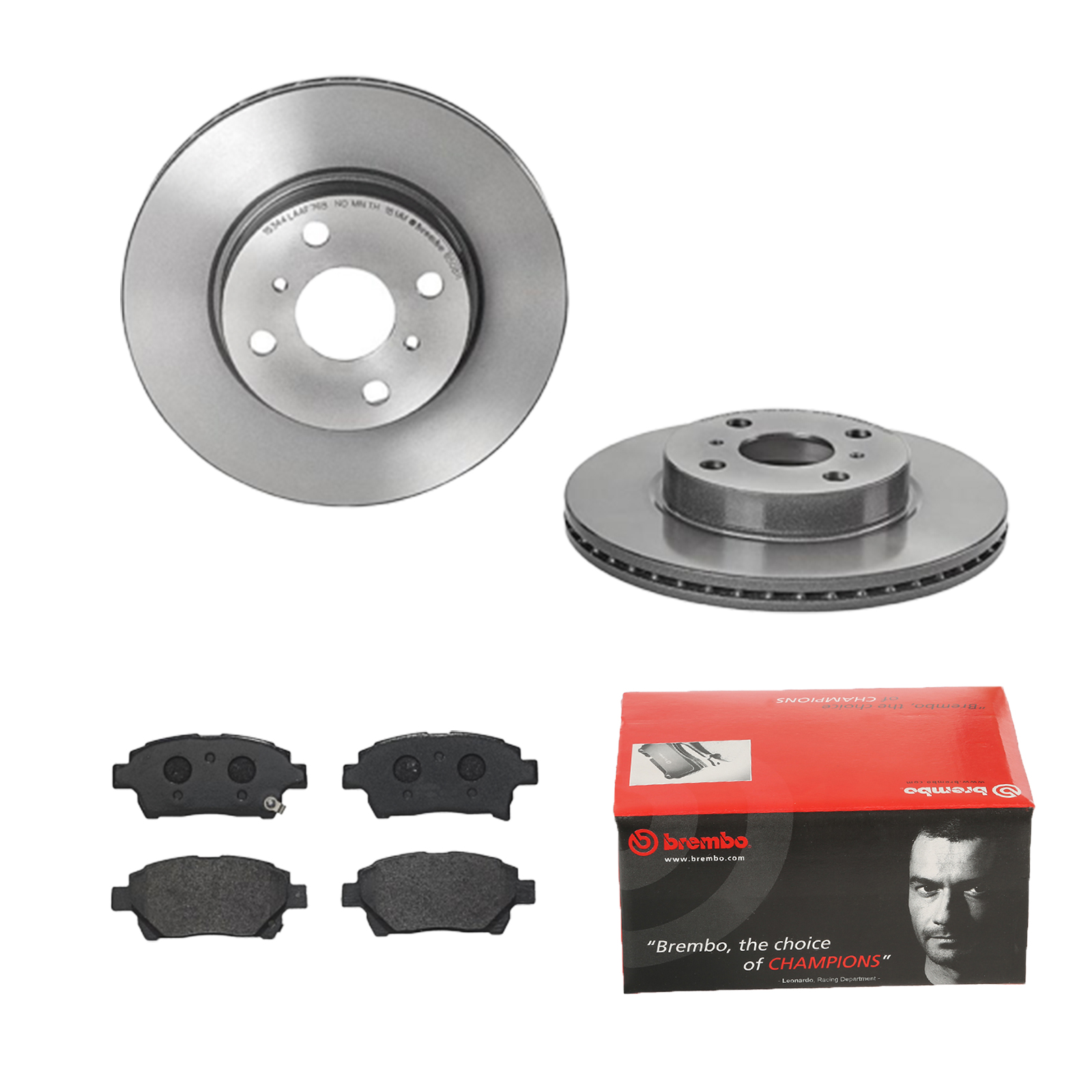 BREMBO Bremsensatz, Scheibenbremse ijdtidhap8 Vorderachse Innenbelüftet 255mm 20mm für TOYOTA