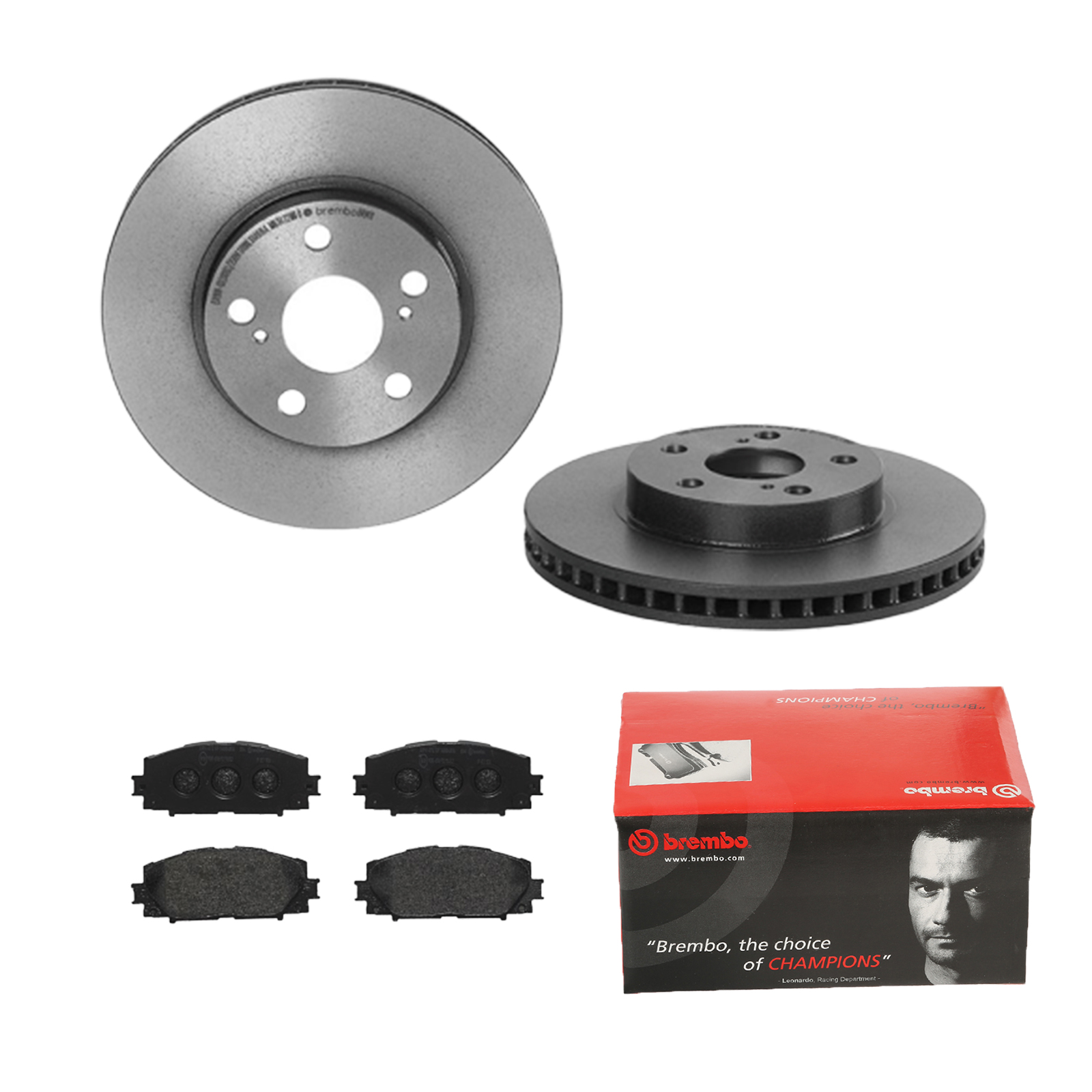 BREMBO Bremsensatz, Scheibenbremse ijdtidhbj8 Vorderachse Innenbelüftet 255mm 25mm für TOYOTA HAVAL