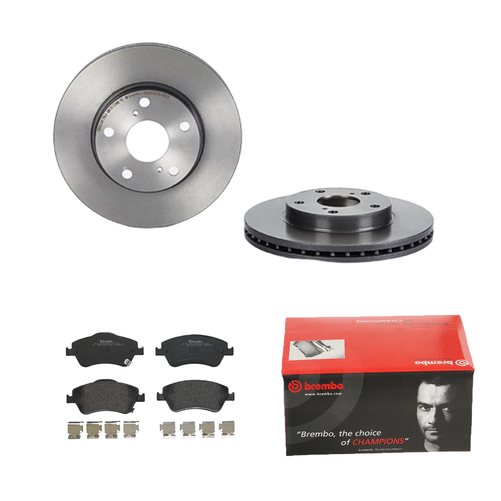 BREMBO Bremsensatz, Scheibenbremse ijdtidhc16 Vorderachse Innenbelüftet 273mm 26mm für TOYOTA