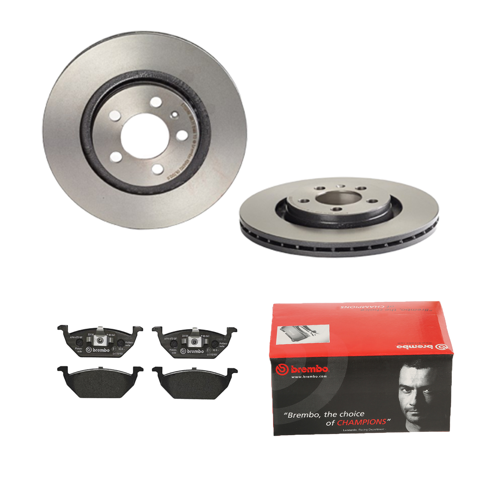 BREMBO Bremsensatz, Scheibenbremse ijdtidhed0 Vorderachse Innenbelüftet 280mm 22mm für VW (FAW) VW SEAT SKODA SKODA (SVW) AUDI VW (SVW) BRILLIANCE
