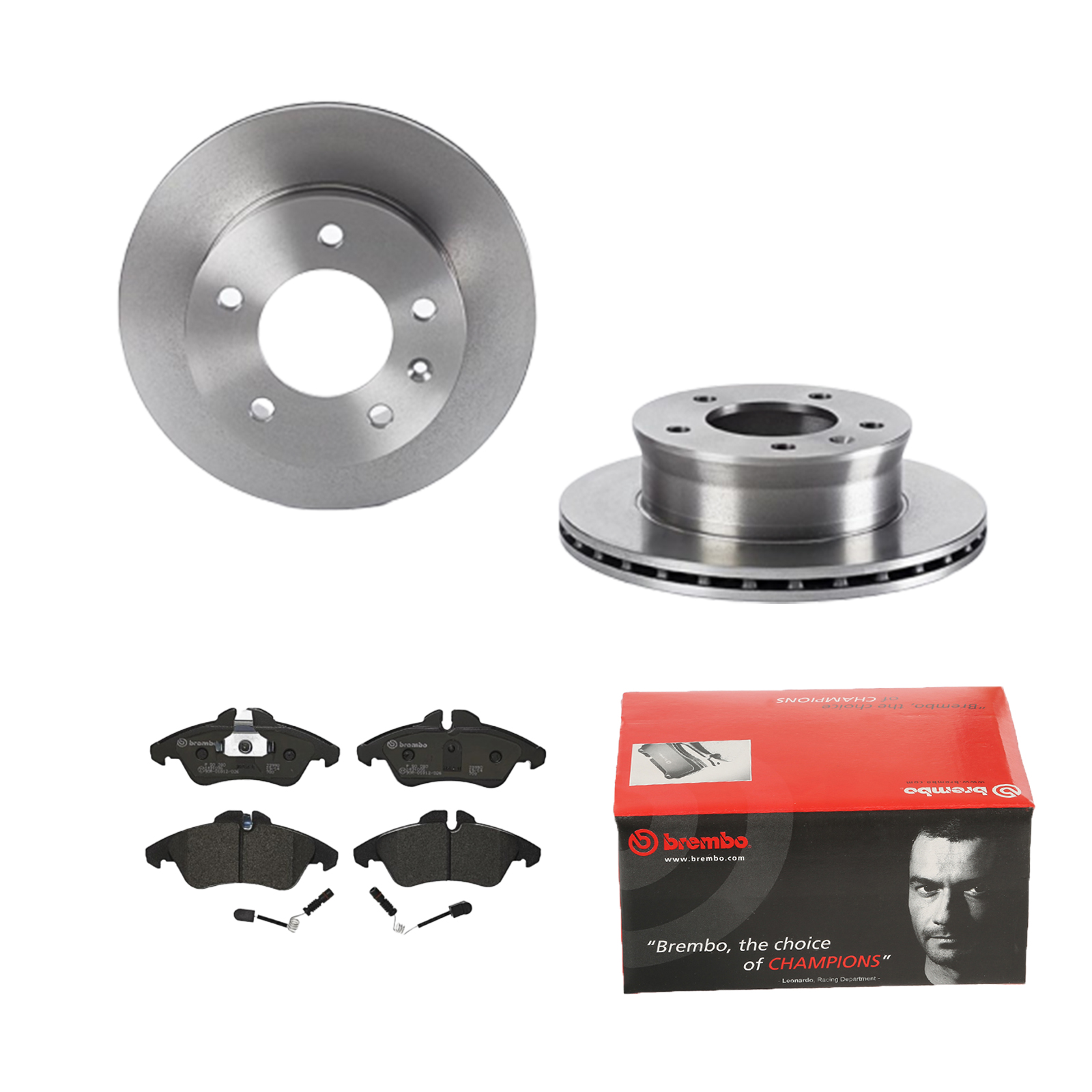 BREMBO Bremsensatz, Scheibenbremse ijdtidhgv0 Vorderachse Innenbelüftet 276mm 22mm für MERCEDES-BENZ VW AUDI