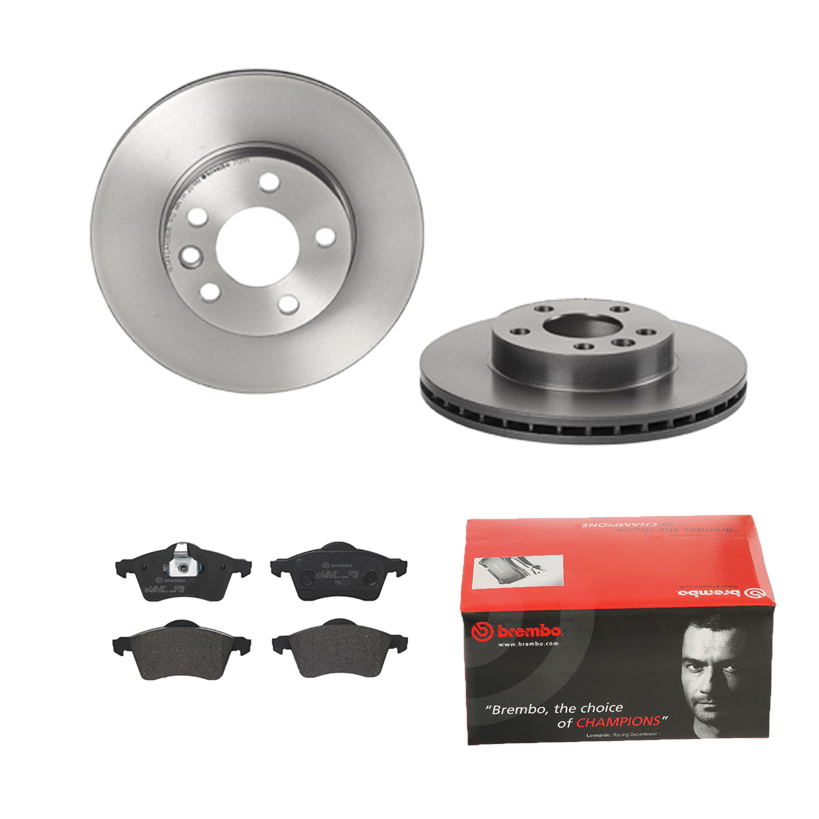 BREMBO Bremsensatz, Scheibenbremse ijdtidhhp0 Vorderachse Innenbelüftet 280mm 24mm für VW AUDI