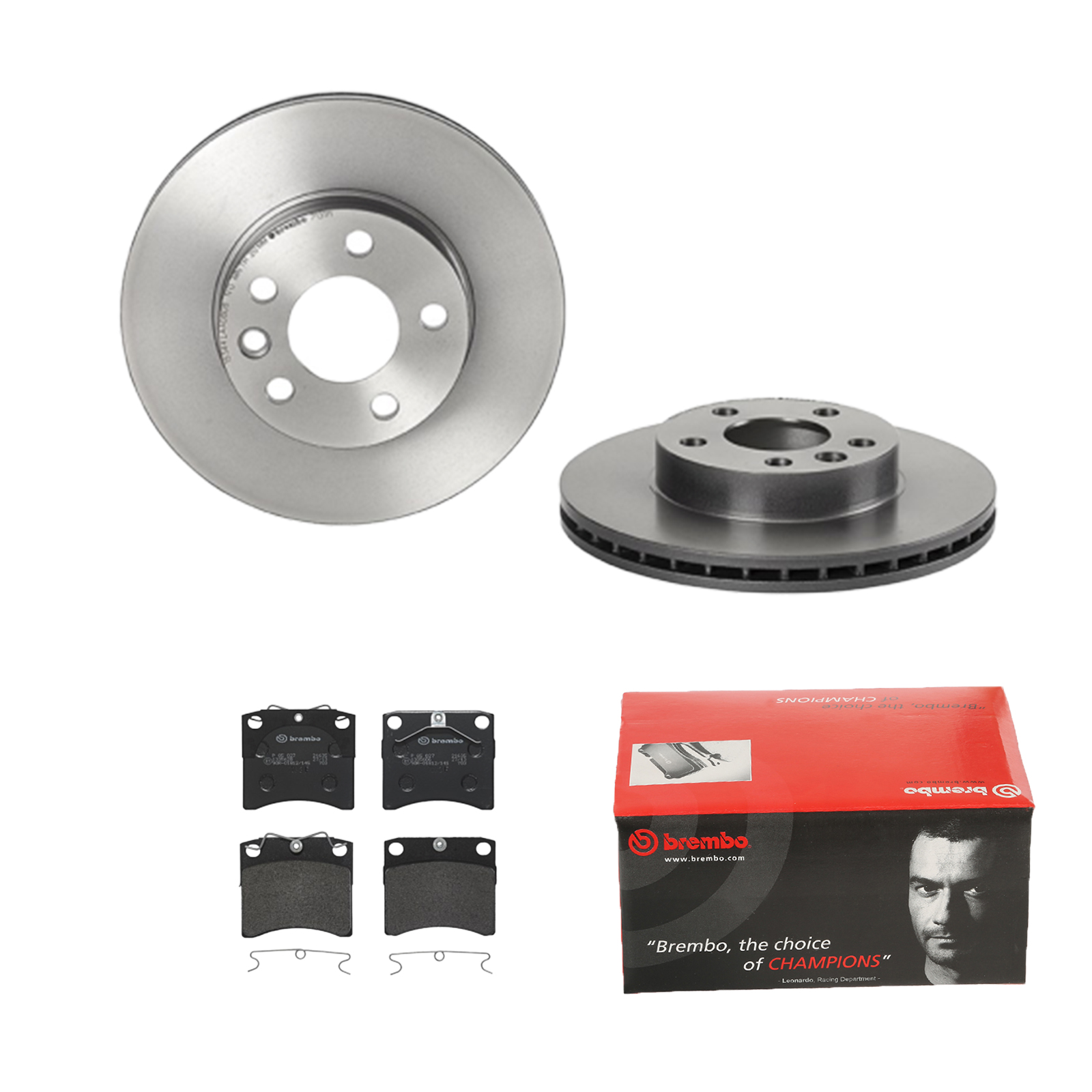 BREMBO Bremsensatz, Scheibenbremse ijdtidhi78 Vorderachse Innenbelüftet 280mm 24mm für VW SKODA AUDI