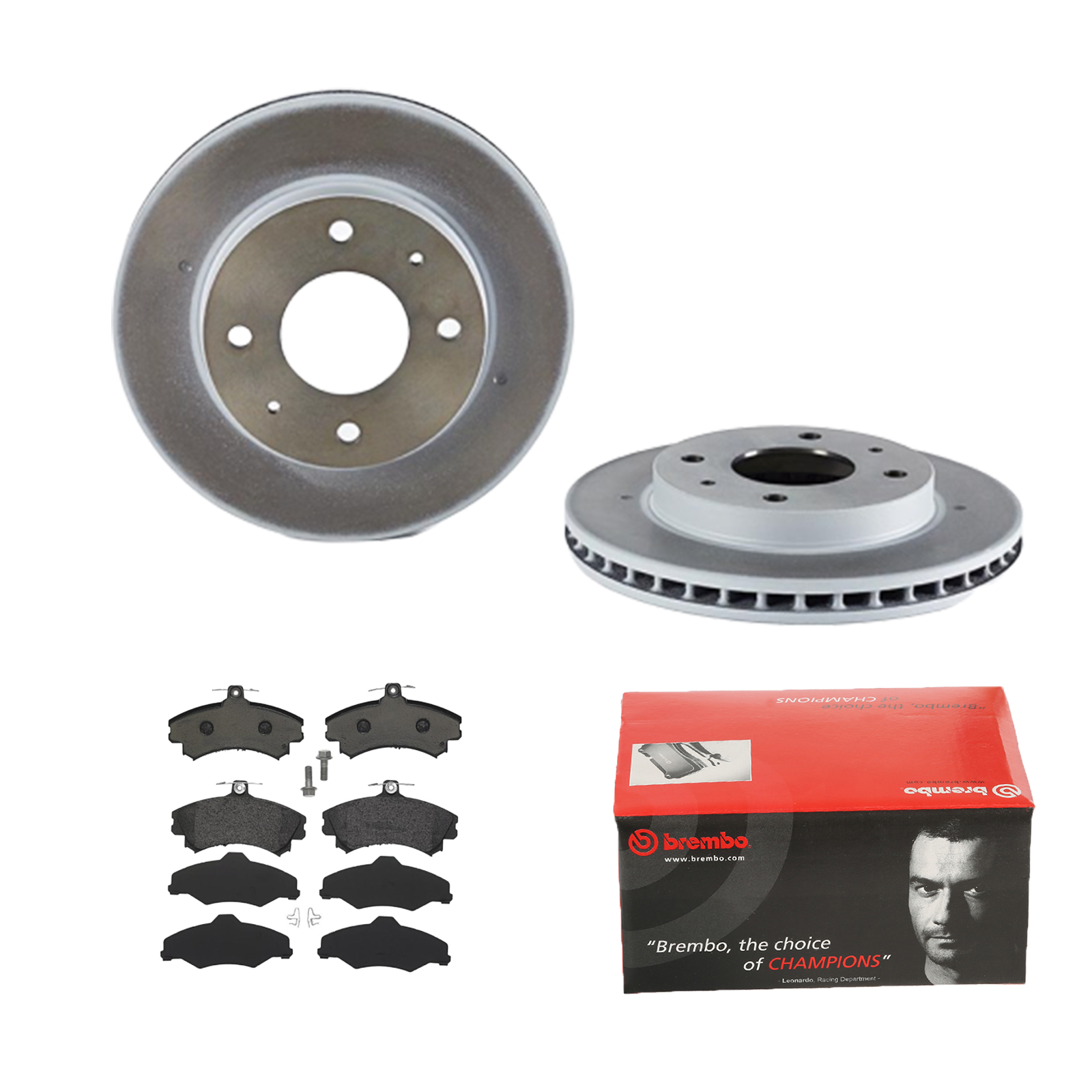 BREMBO Bremsensatz, Scheibenbremse ijdtidhkd6 Vorderachse Innenbelüftet 256mm 24mm für VOLVO MITSUBISHI PROTON