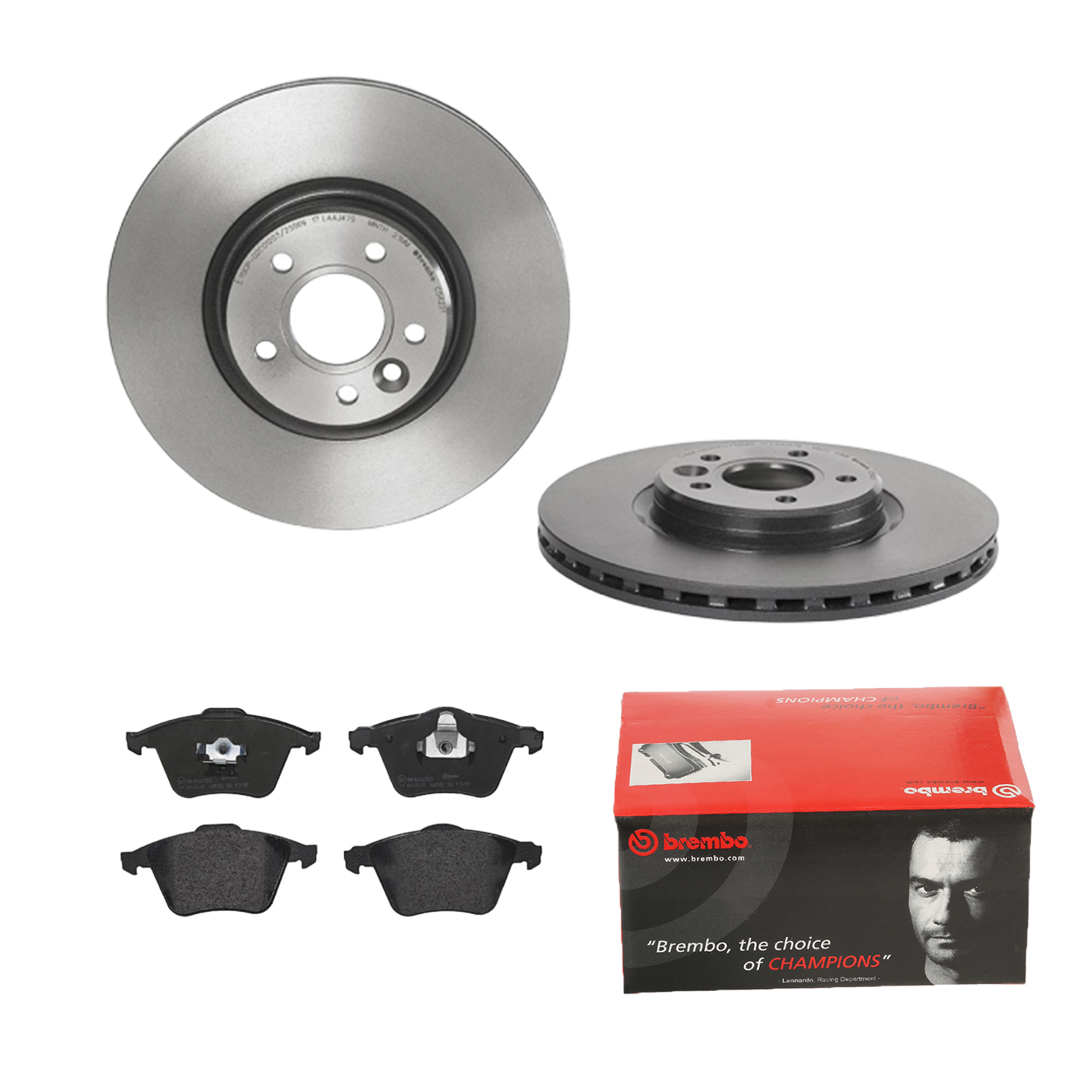 BREMBO Bremsensatz, Scheibenbremse ijdtidhkj2 Vorderachse Innenbelüftet 320mm 25mm für FORD VOLVO SAAB MAZDA