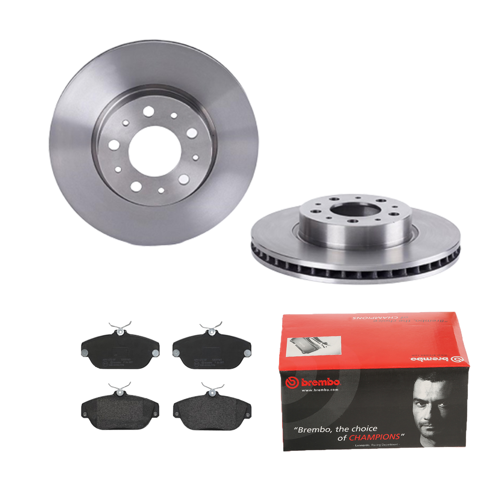 BREMBO Bremsensatz, Scheibenbremse ijdtidhlj8 Vorderachse Innenbelüftet 280mm 26mm für VOLVO