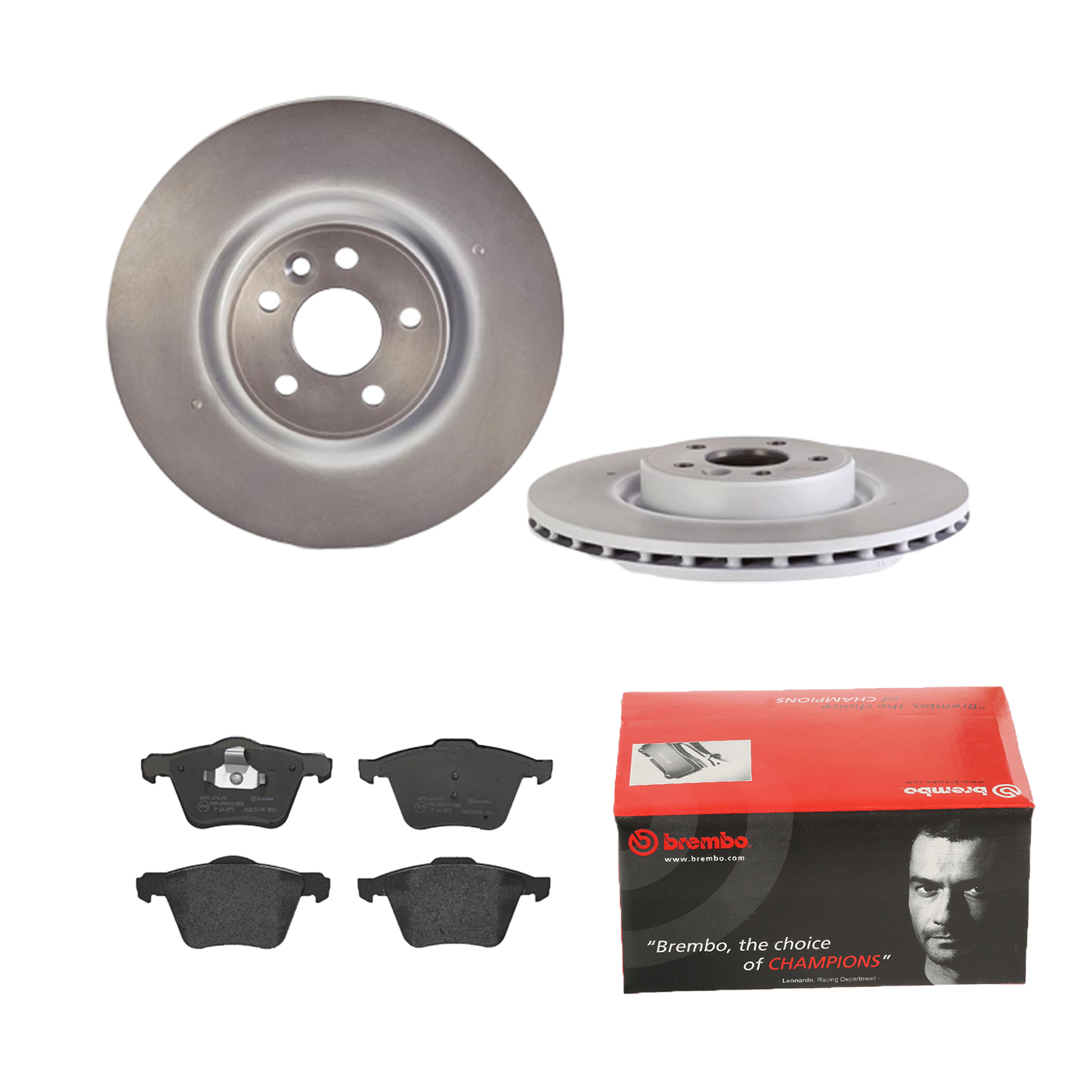 BREMBO Bremsensatz, Scheibenbremse ijdtidhmv6 Vorderachse Innenbelüftet 336mm 28mm für FORD VOLVO
