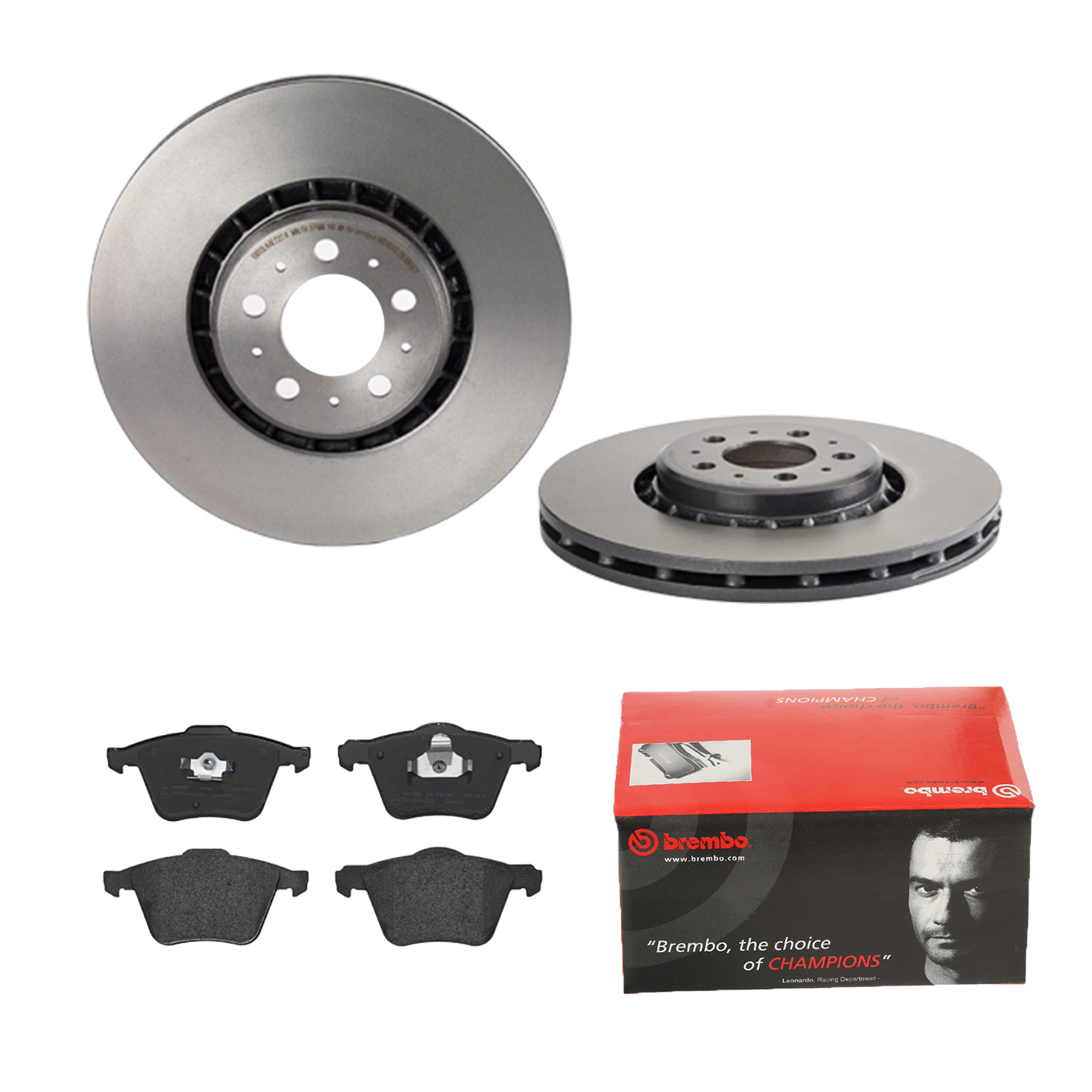 BREMBO Bremsensatz, Scheibenbremse ijdtidho18 Vorderachse Innenbelüftet 336mm 30mm für VOLVO