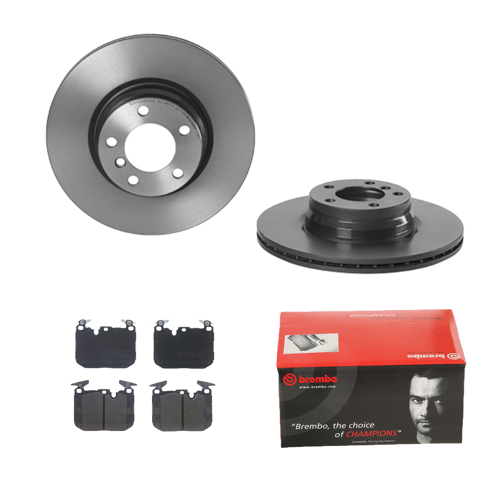 BREMBO Bremsensatz, Scheibenbremse ijdtidhpj2 Vorderachse Innenbelüftet 330mm 24mm für BMW