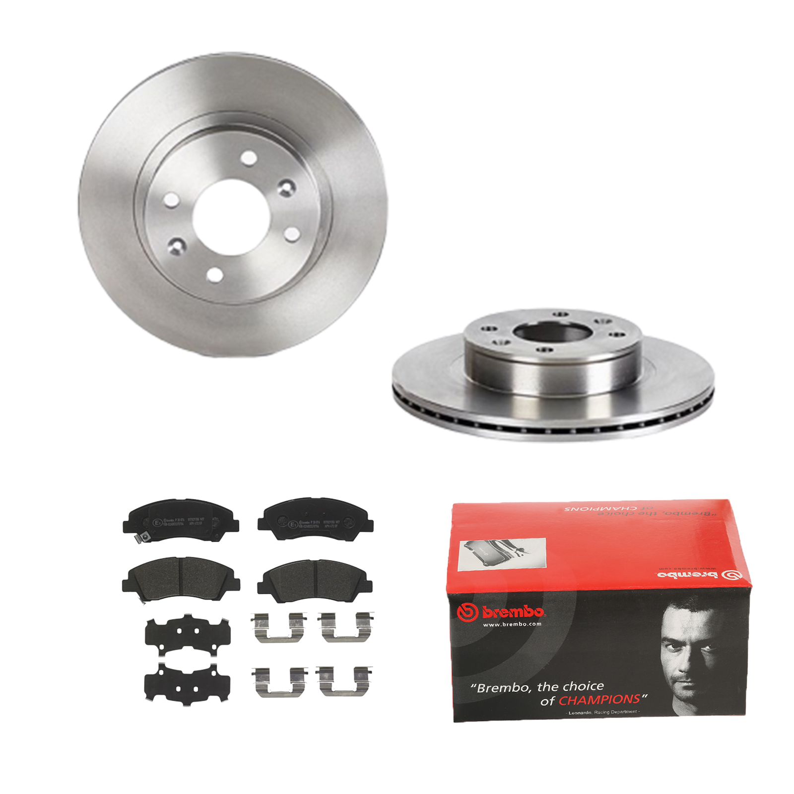 BREMBO Bremsensatz, Scheibenbremse ijdtidhqj8 Vorderachse Innenbelüftet 252mm 18mm für HYUNDAI KIA