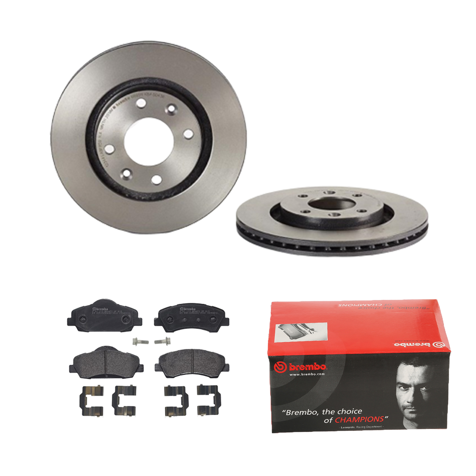 BREMBO Bremsensatz, Scheibenbremse ijdtidhqv0 Vorderachse Innenbelüftet 266mm 22mm für PEUGEOT CITROËN OPEL FENGSHEN VAUXHALL DS CITROËN (DF-PSA)
