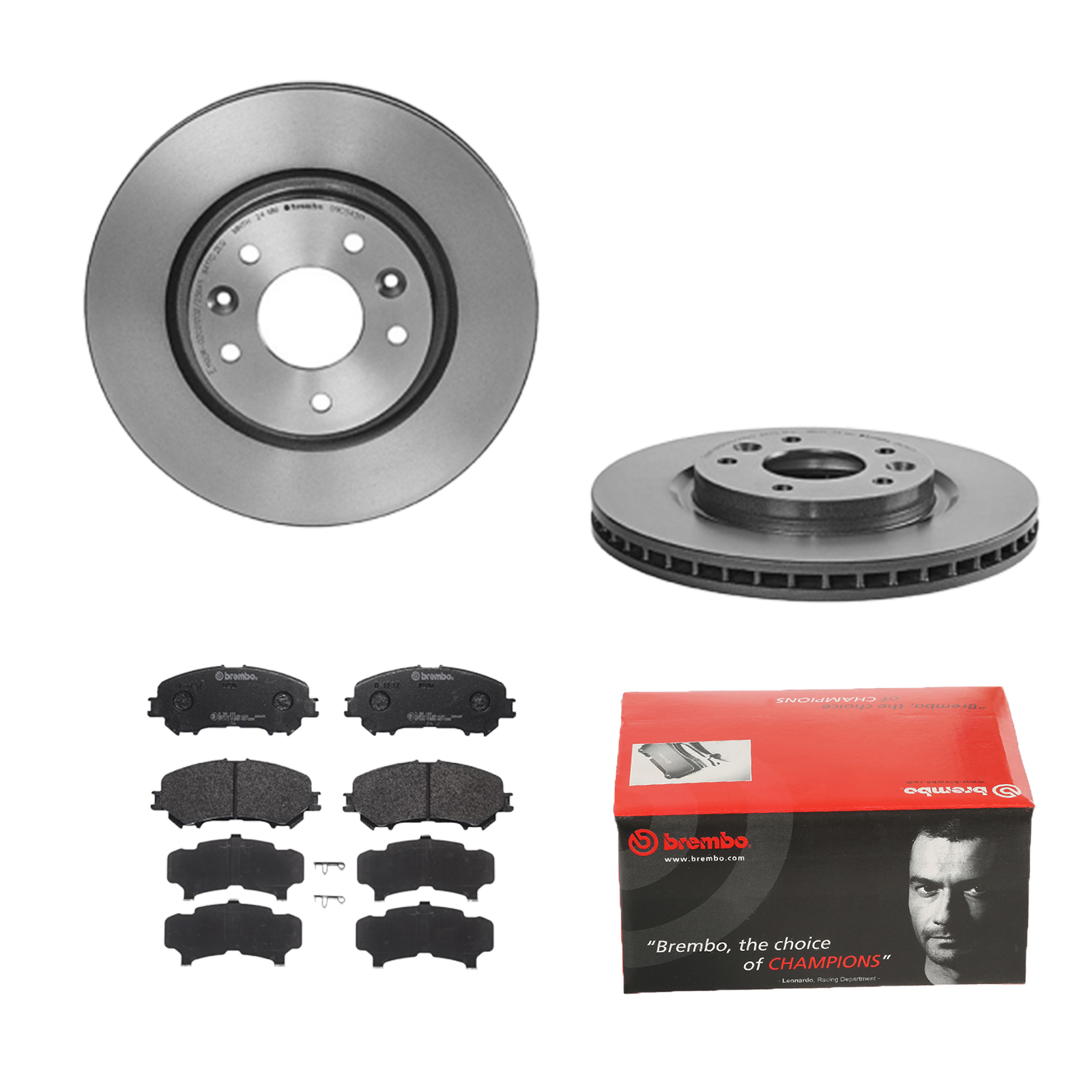 BREMBO Bremsensatz, Scheibenbremse ijdtidhr16 Vorderachse Innenbelüftet 296mm 26mm für NISSAN (DFAC) NISSAN RENAULT RENAULT (DFAC)