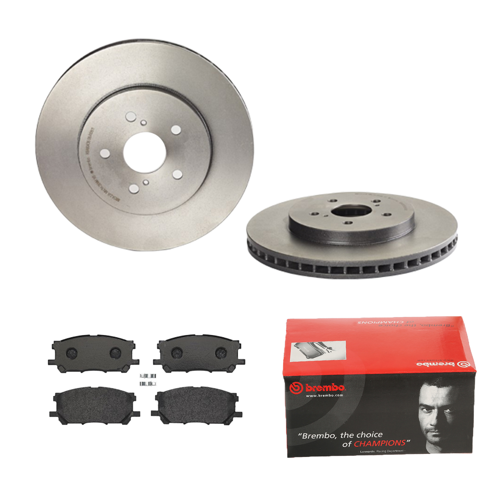 BREMBO Bremsensatz, Scheibenbremse ijdtidhsd4 Vorderachse Innenbelüftet 319mm 28mm für LEXUS TOYOTA