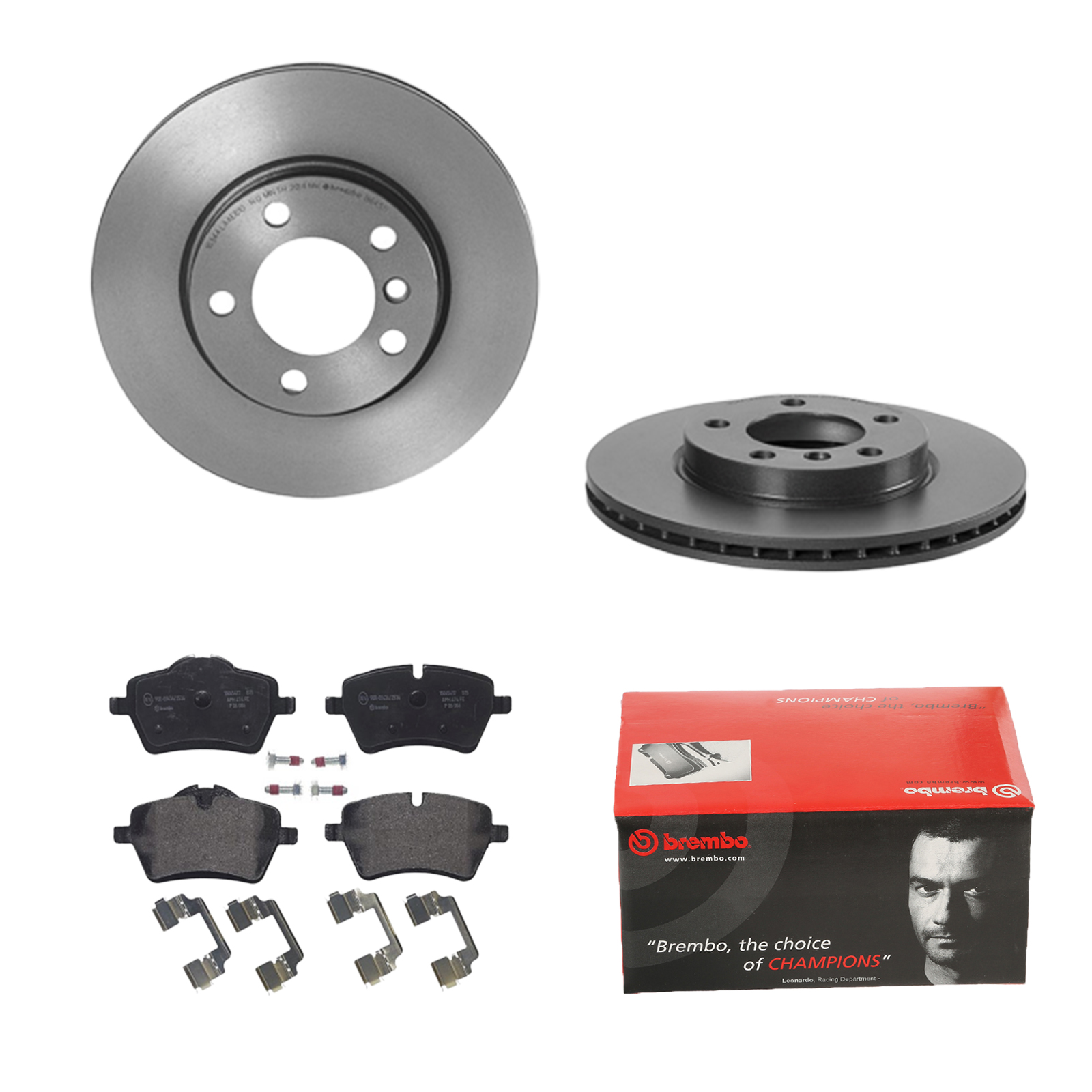BREMBO Bremsensatz, Scheibenbremse ijdtidht74 Vorderachse Innenbelüftet 294mm 22mm für MINI