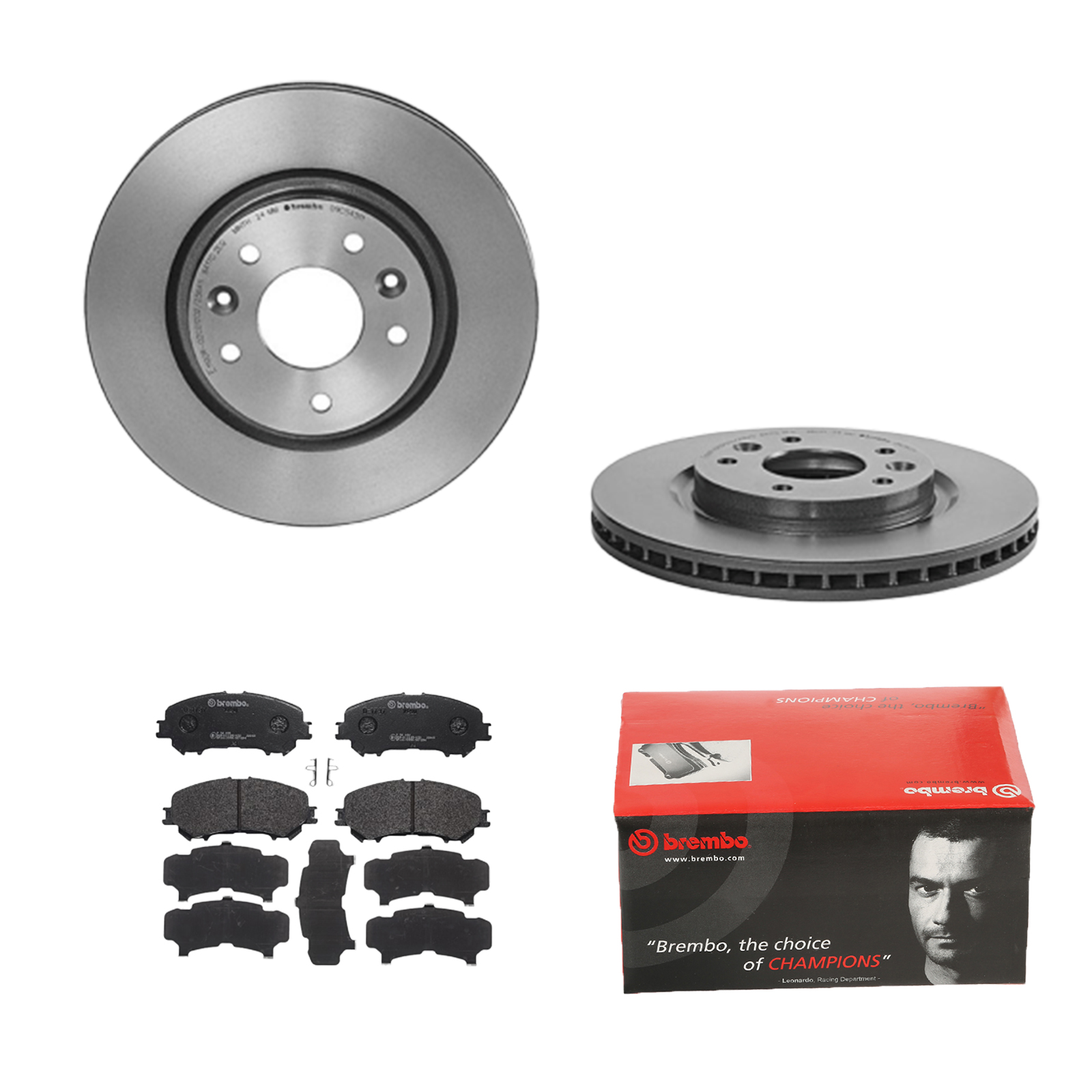 BREMBO Bremsensatz, Scheibenbremse ijdtidhu14 Vorderachse Innenbelüftet 296mm 26mm für RENAULT NISSAN