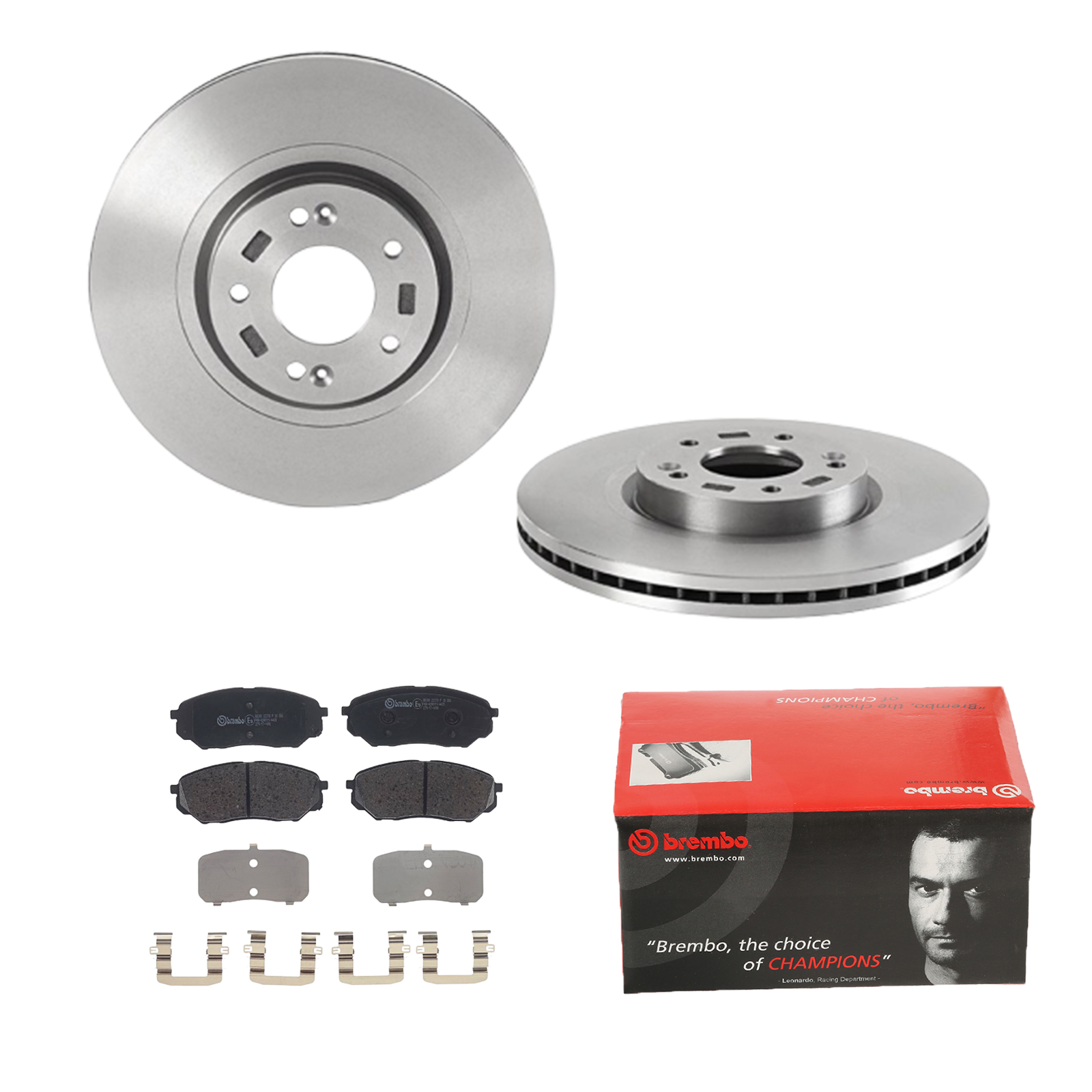 BREMBO Bremsensatz, Scheibenbremse ijdtidhup8 Vorderachse Innenbelüftet 321mm 28mm für KIA HYUNDAI