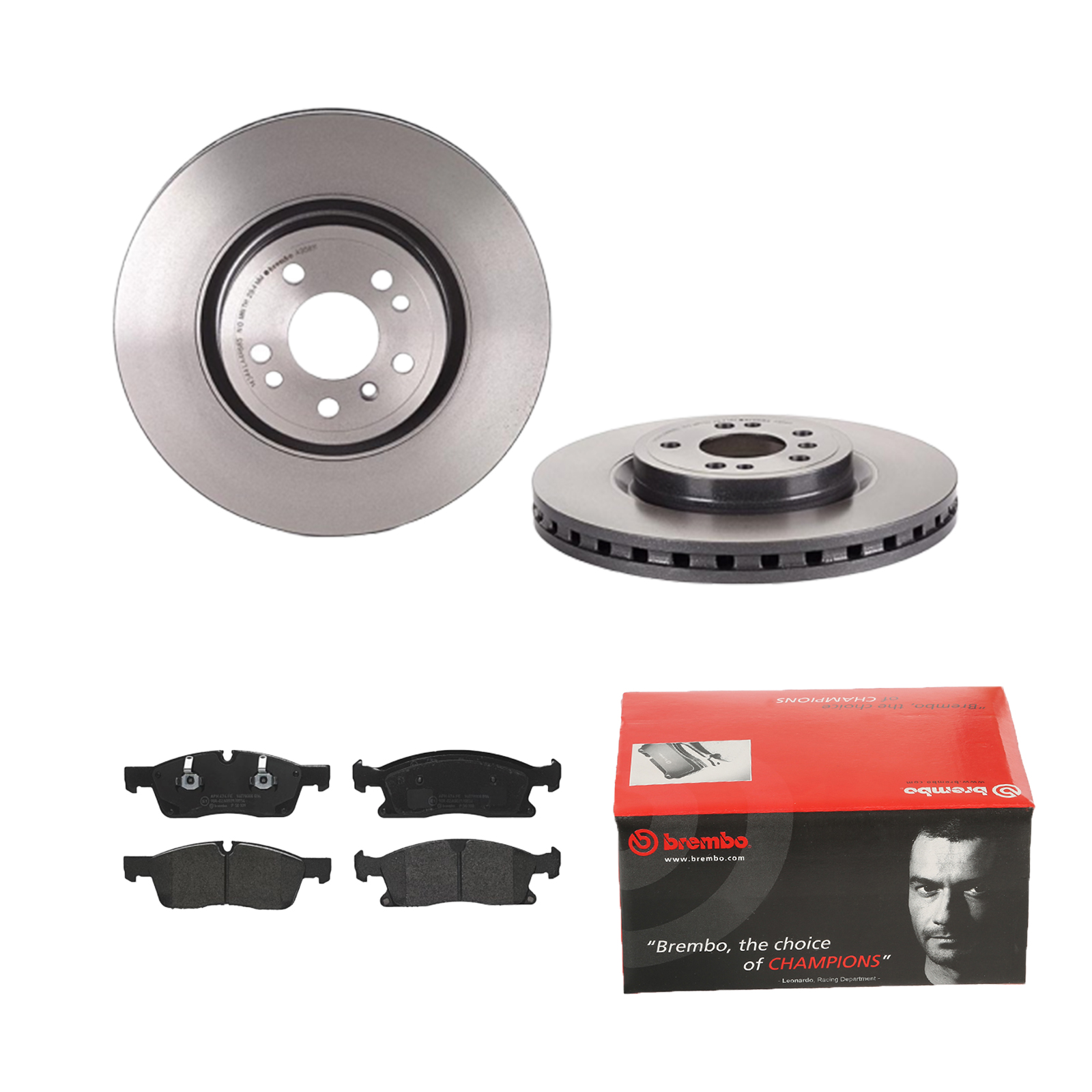 BREMBO Bremsensatz, Scheibenbremse ijdtidhwd8 Vorderachse Innenbelüftet 330mm 32mm für MERCEDES-BENZ BRABUS