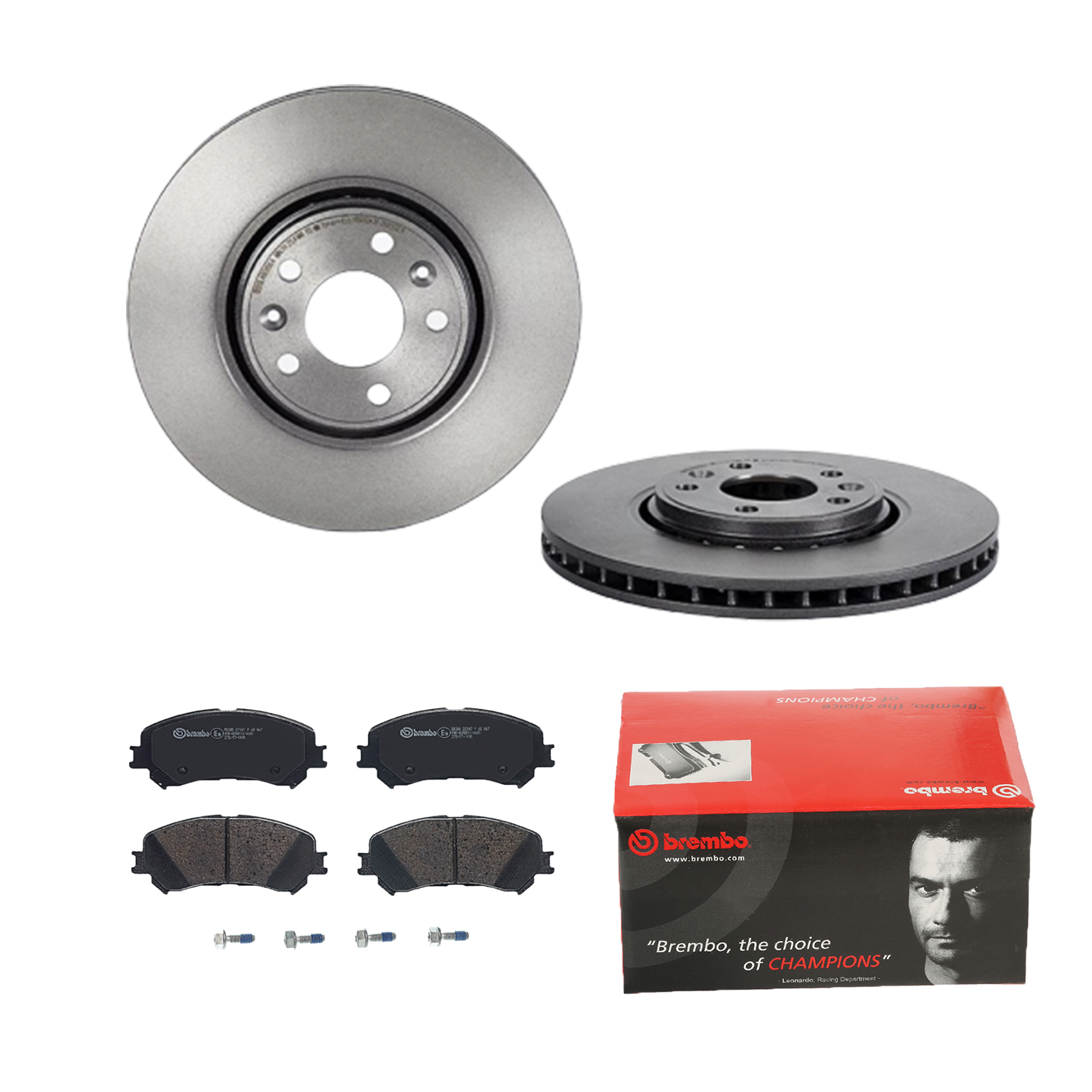 BREMBO Bremsensatz, Scheibenbremse ijdtidhwp0 Vorderachse Innenbelüftet 320mm 28mm für RENAULT