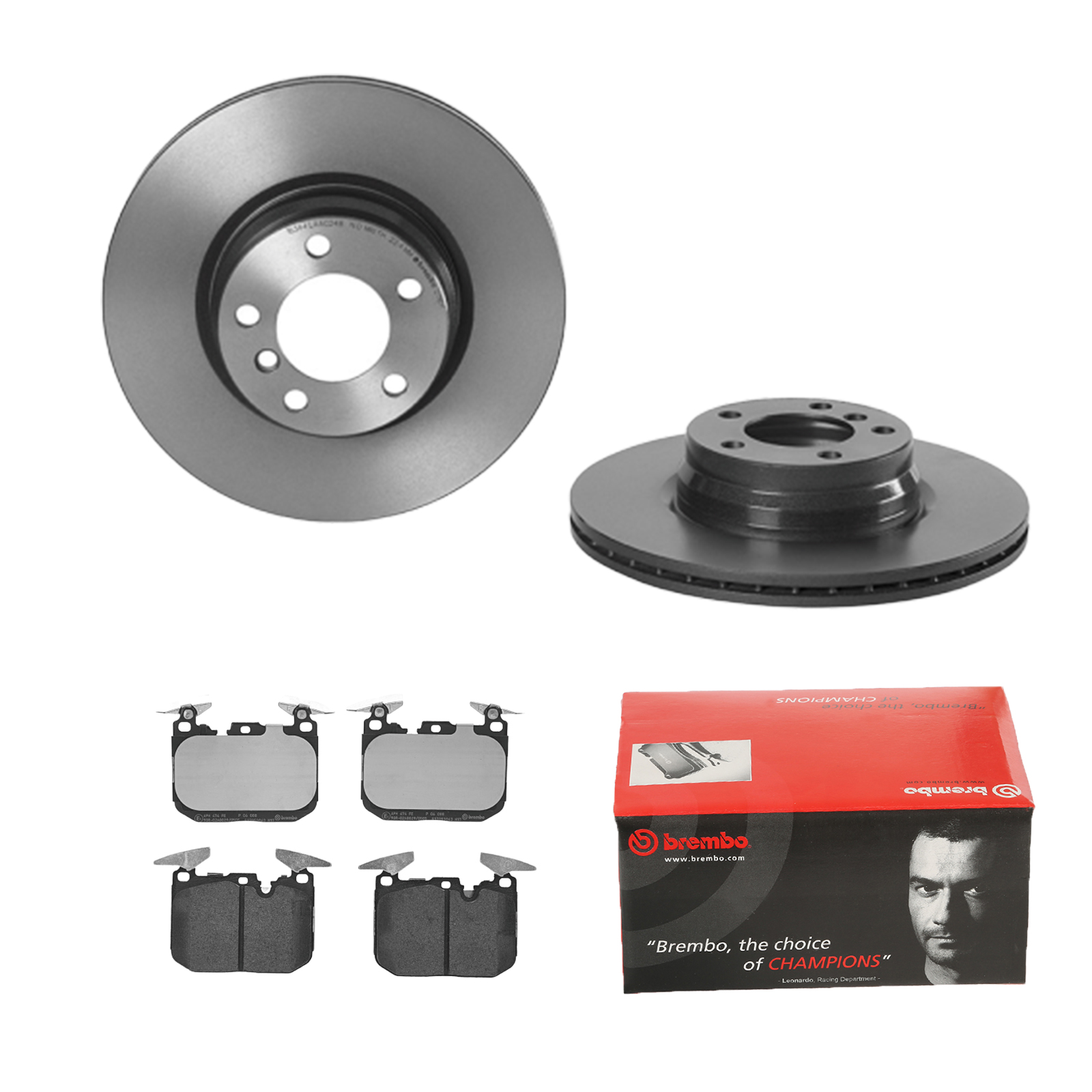 BREMBO Bremsensatz, Scheibenbremse ijdtidhxd4 Vorderachse Innenbelüftet 330mm 24mm für BMW