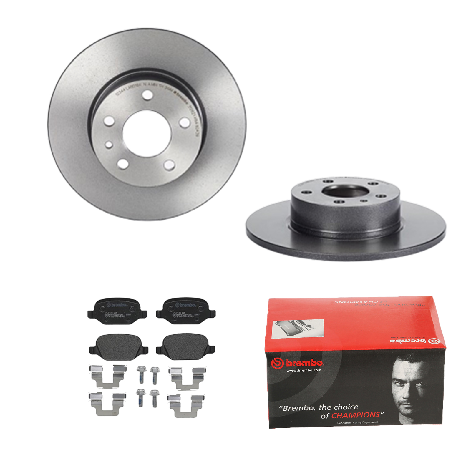 BREMBO Bremsensatz, Scheibenbremse ijdtidhz70 Hinterachse Voll 251mm 10mm für LANCIA ALFA ROMEO FIAT