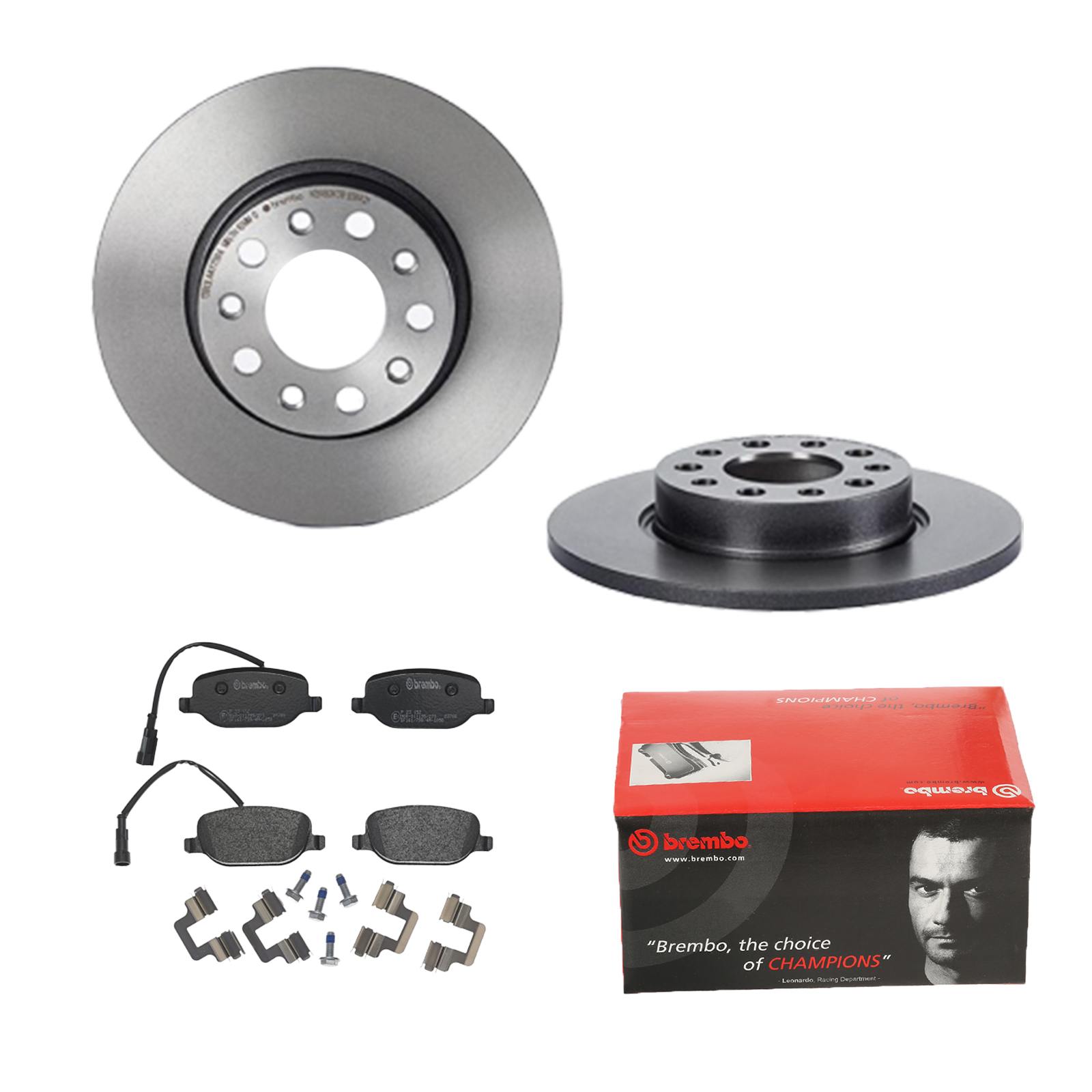BREMBO Bremsensatz, Scheibenbremse ijdtidi116 Hinterachse Voll 278mm 12mm für ALFA ROMEO JEEP FIAT JEEP (GAC FCA)