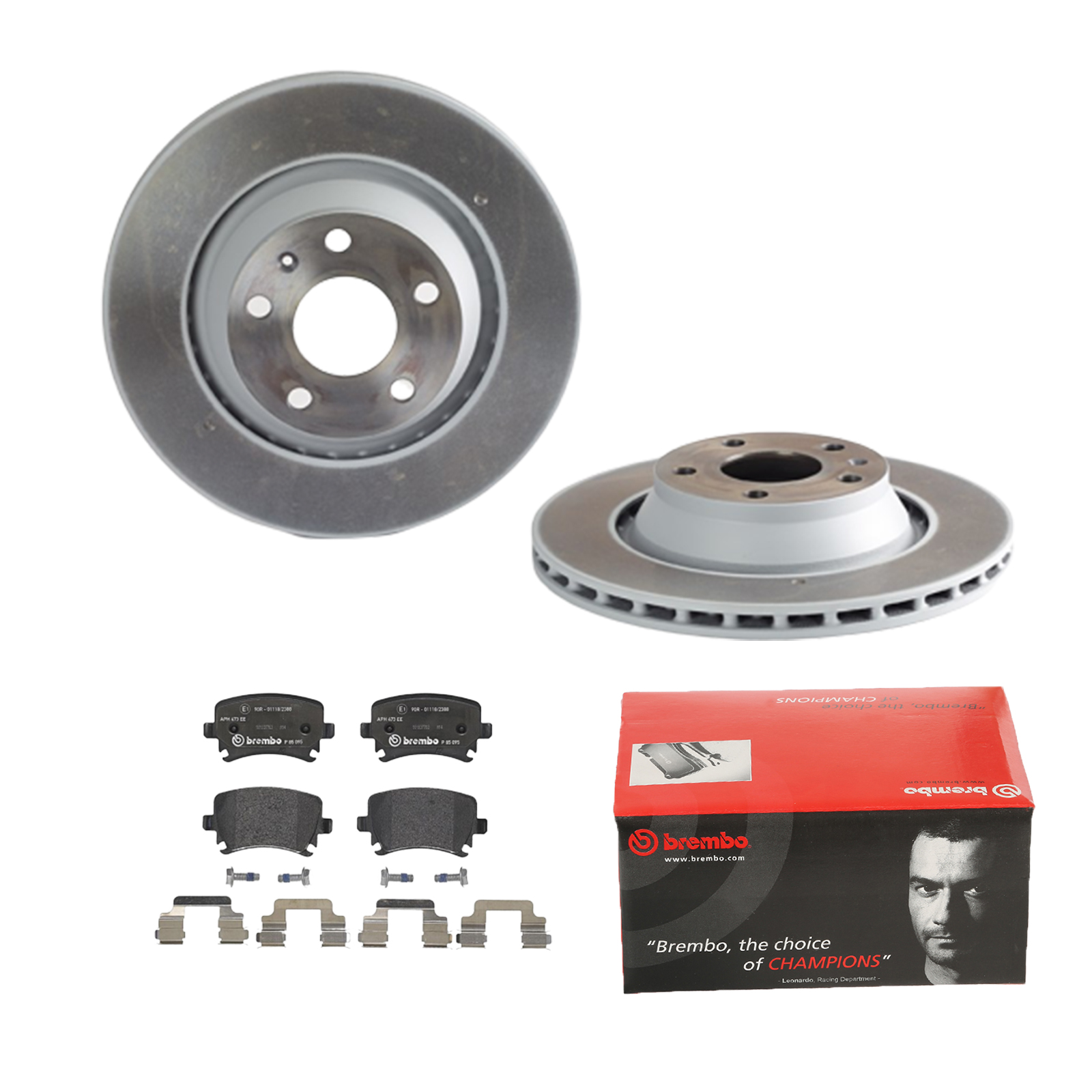 BREMBO Bremsensatz, Scheibenbremse ijdtidi1v6 Hinterachse Innenbelüftet 310mm 22mm für SKODA VW SEAT AUDI