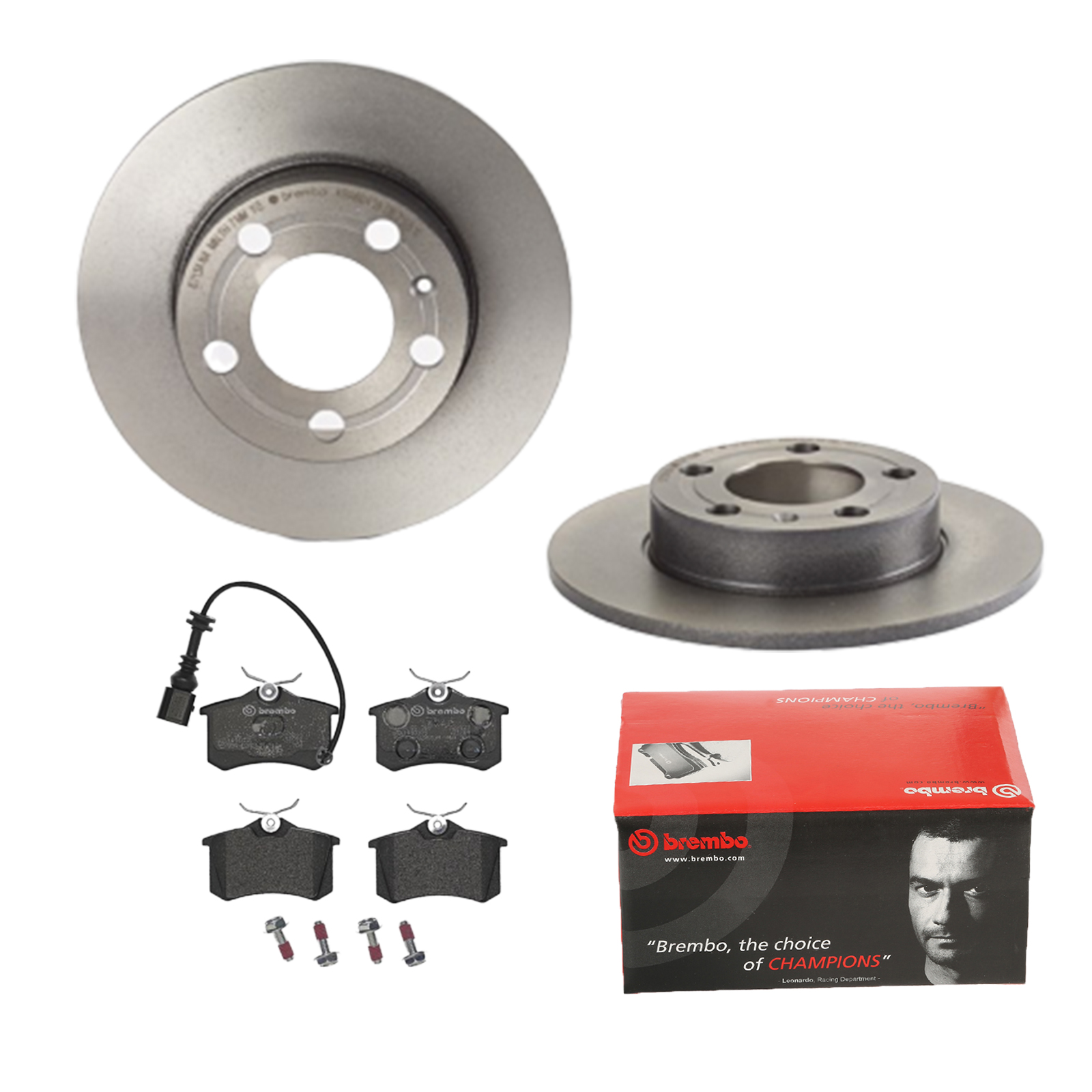 BREMBO Bremsensatz, Scheibenbremse ijdtidi212 Hinterachse Voll 230mm 9mm für AUDI SKODA SKODA (SVW) SEAT VW VW (FAW) VW (SVW)