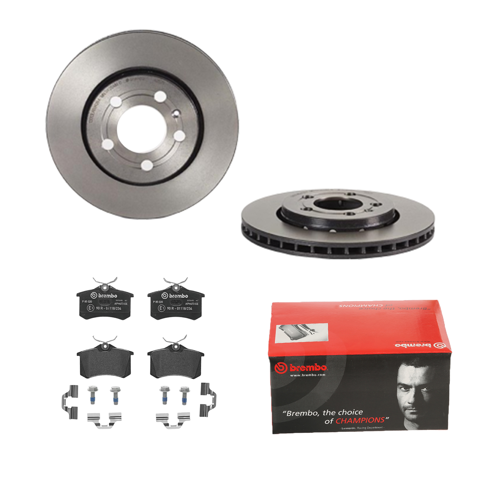 BREMBO Bremsensatz, Scheibenbremse ijdtidi278 Hinterachse Innenbelüftet 256mm 22mm für PEUGEOT CITROËN FORD MG (SAIC) ROEWE (SAIC) FIAT ZHONGHUA (BRIL