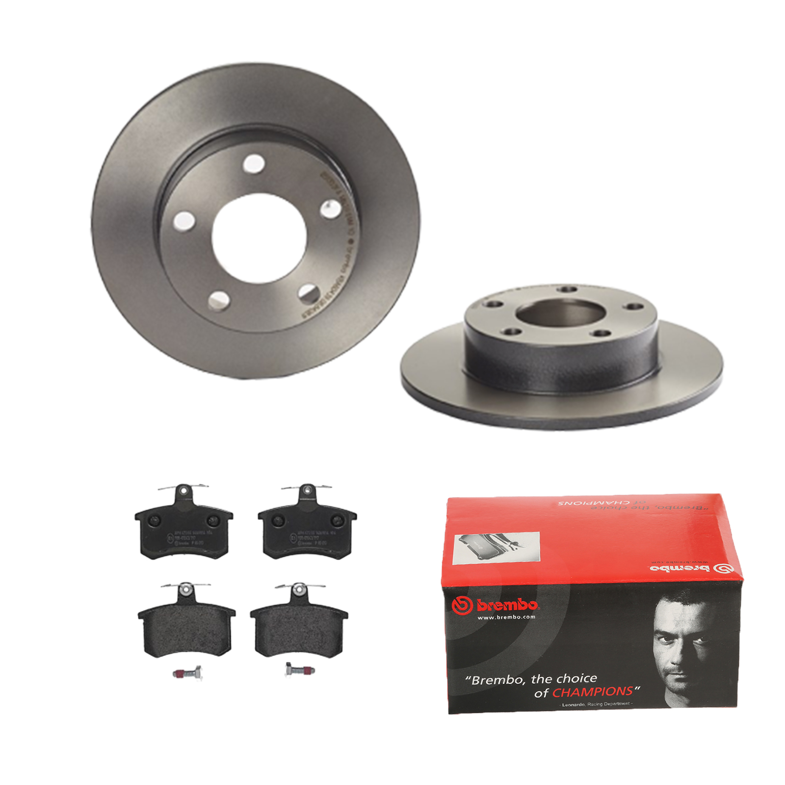BREMBO Bremsensatz, Scheibenbremse ijdtidi2d4 Hinterachse Voll 245mm 10mm für LANCIA FIAT ALFA ROMEO AUDI VW SKODA SEAT