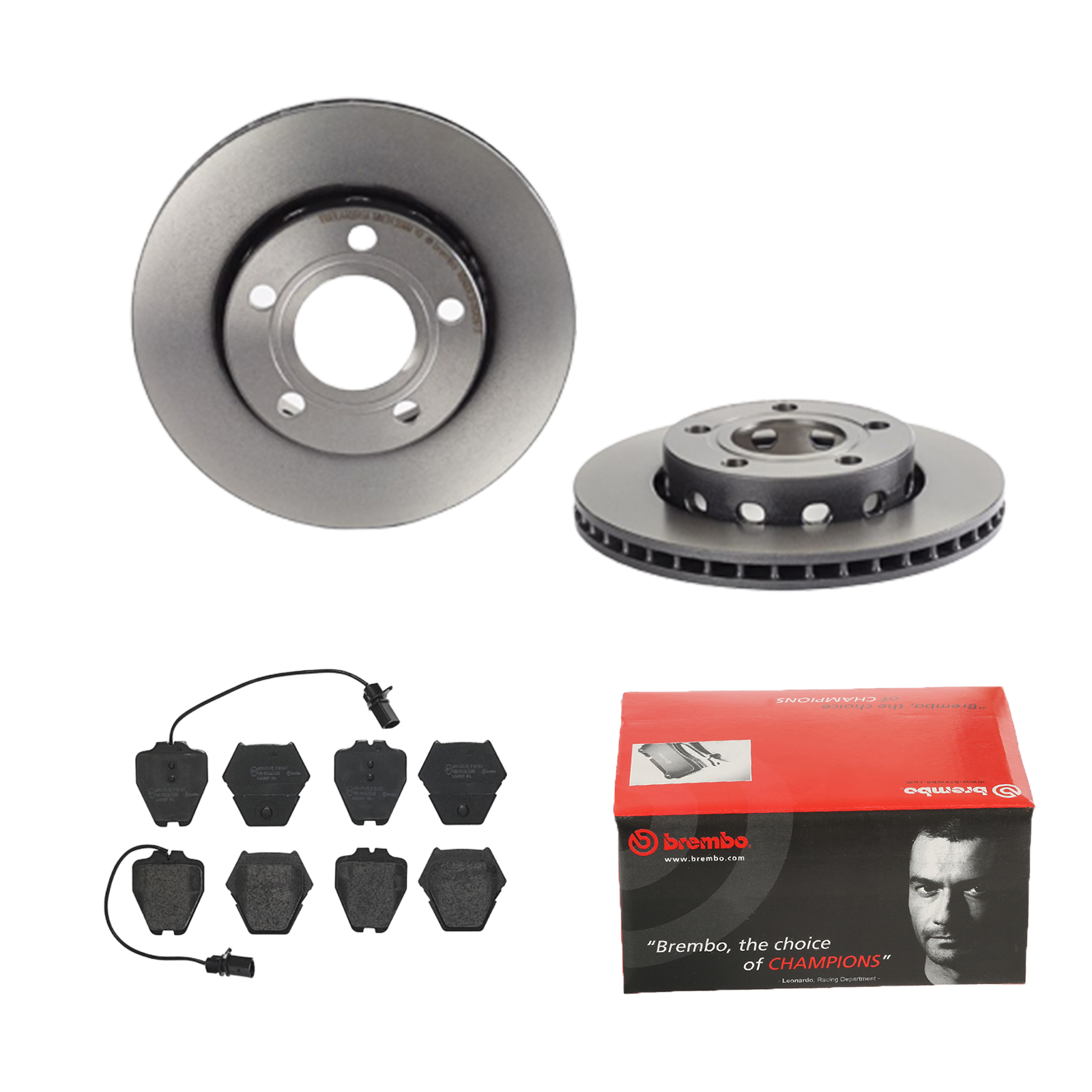 BREMBO Bremsensatz, Scheibenbremse ijdtidi2j0 Hinterachse Innenbelüftet 256mm 22mm für SKODA VW AUDI