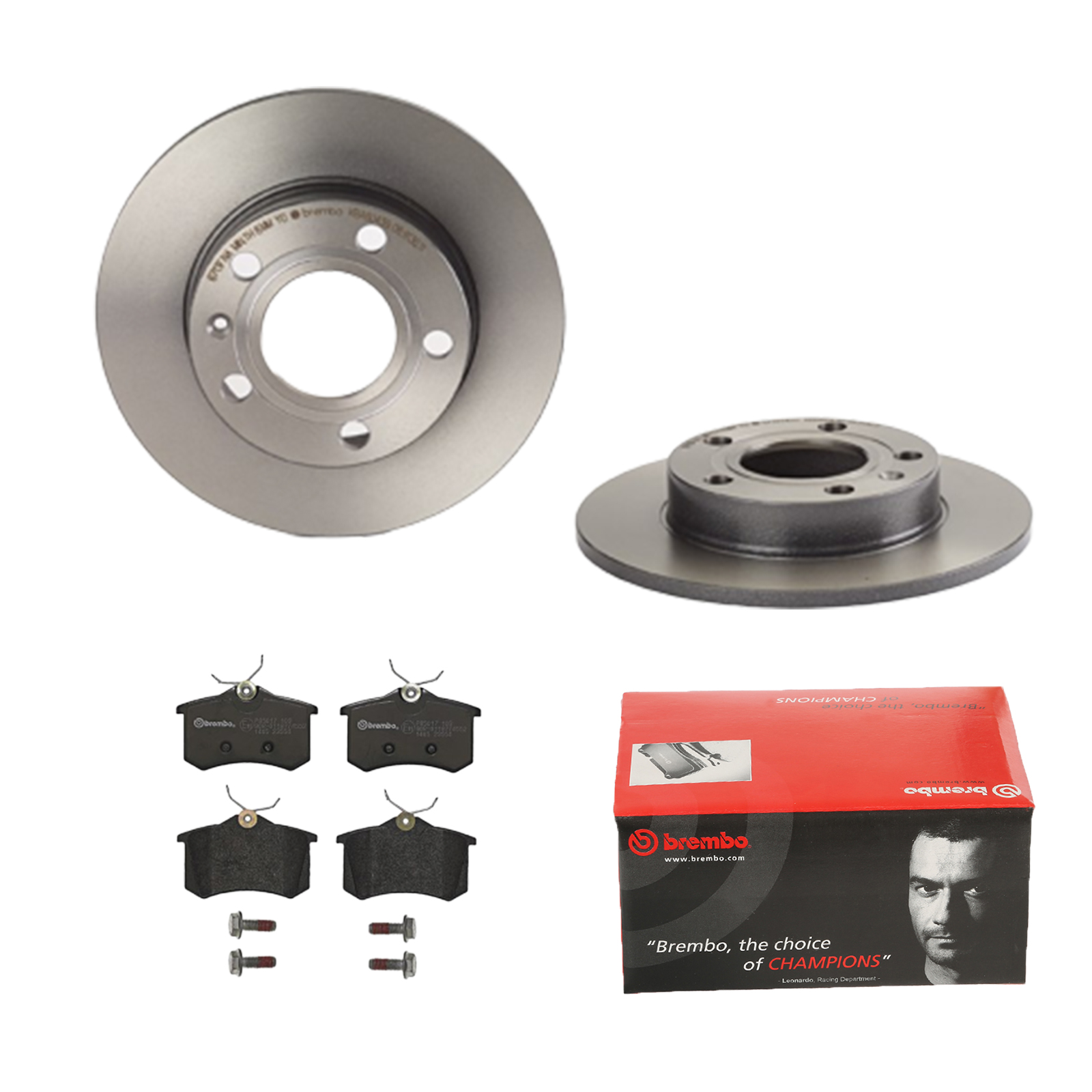 BREMBO Bremsensatz, Scheibenbremse ijdtidi2p6 Hinterachse Voll 245mm 10mm für PEUGEOT MG (SAIC) ROEWE (SAIC) SKODA CITROËN AUDI SEAT VW RENAULT EUROPE