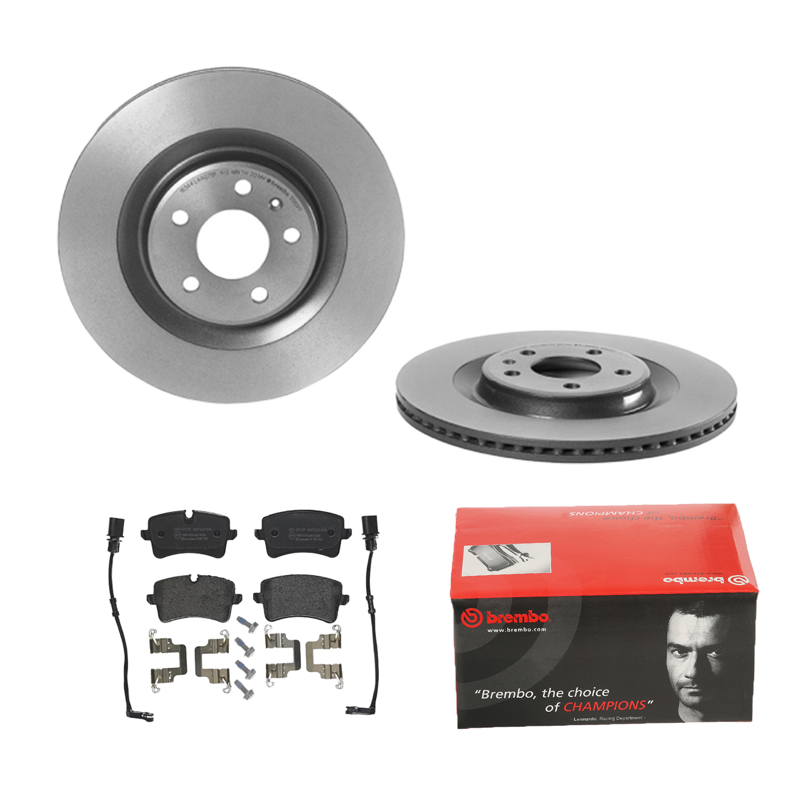 BREMBO Bremsensatz, Scheibenbremse ijdtidi4d6 Hinterachse Innenbelüftet 330mm 22mm für AUDI SEAT SKODA PORSCHE AUDI (FAW)