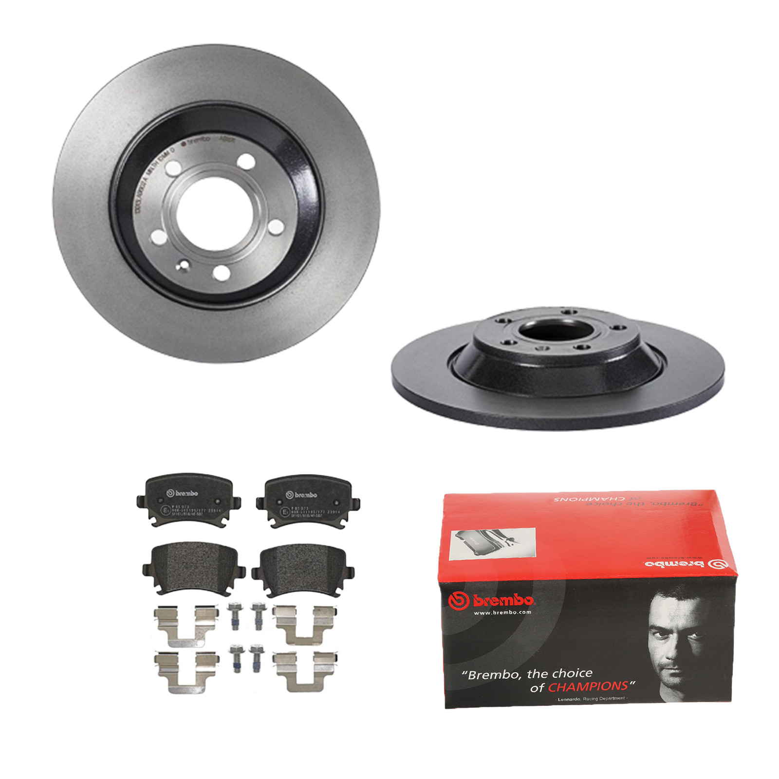 BREMBO Bremsensatz, Scheibenbremse ijdtidi8p2 Hinterachse Voll 302mm 12mm für AUDI SKODA SEAT VW VW (FAW) AUDI (FAW)