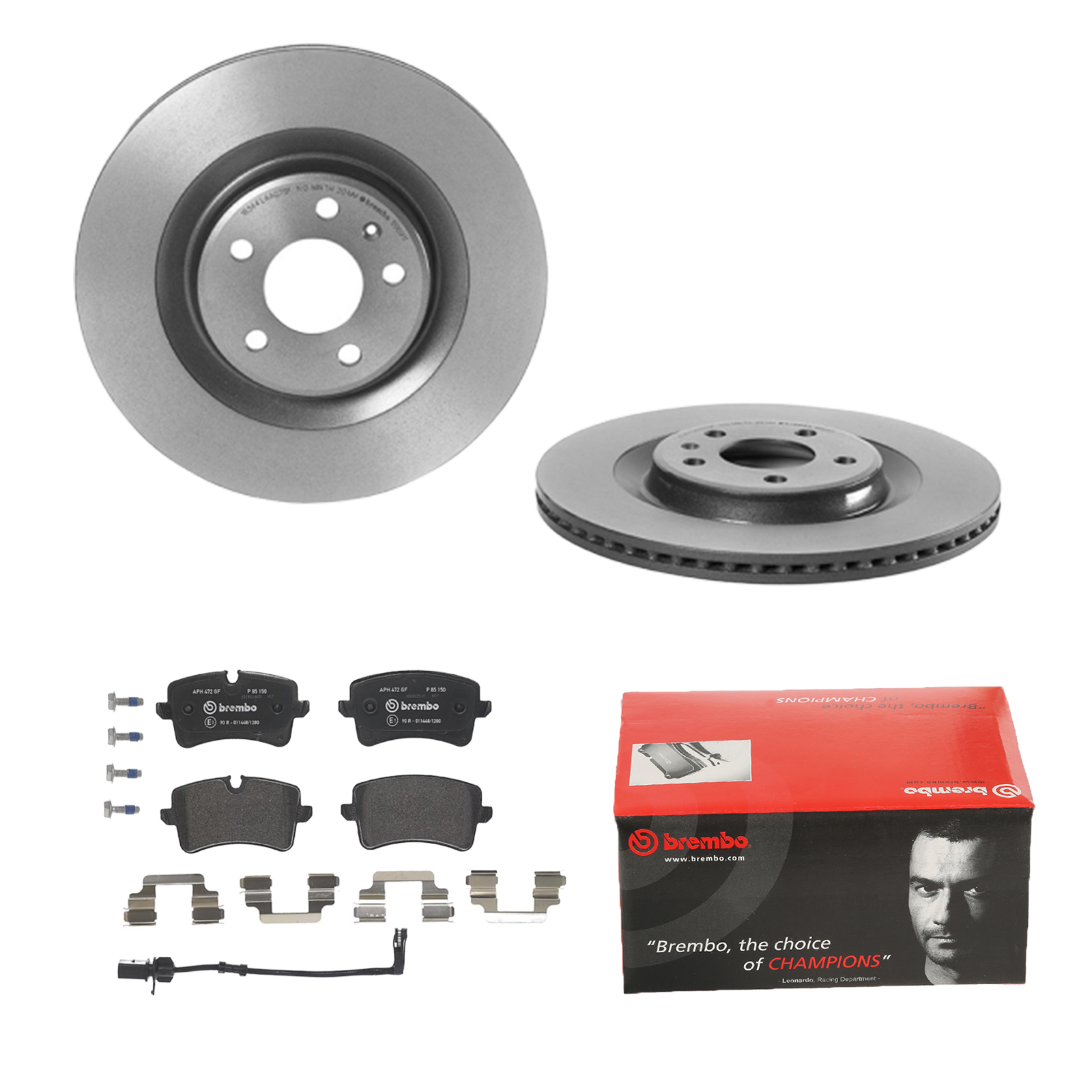 BREMBO Bremsensatz, Scheibenbremse ijdtidi914 Hinterachse Innenbelüftet 330mm 22mm für SKODA VW PORSCHE AUDI AUDI (FAW)